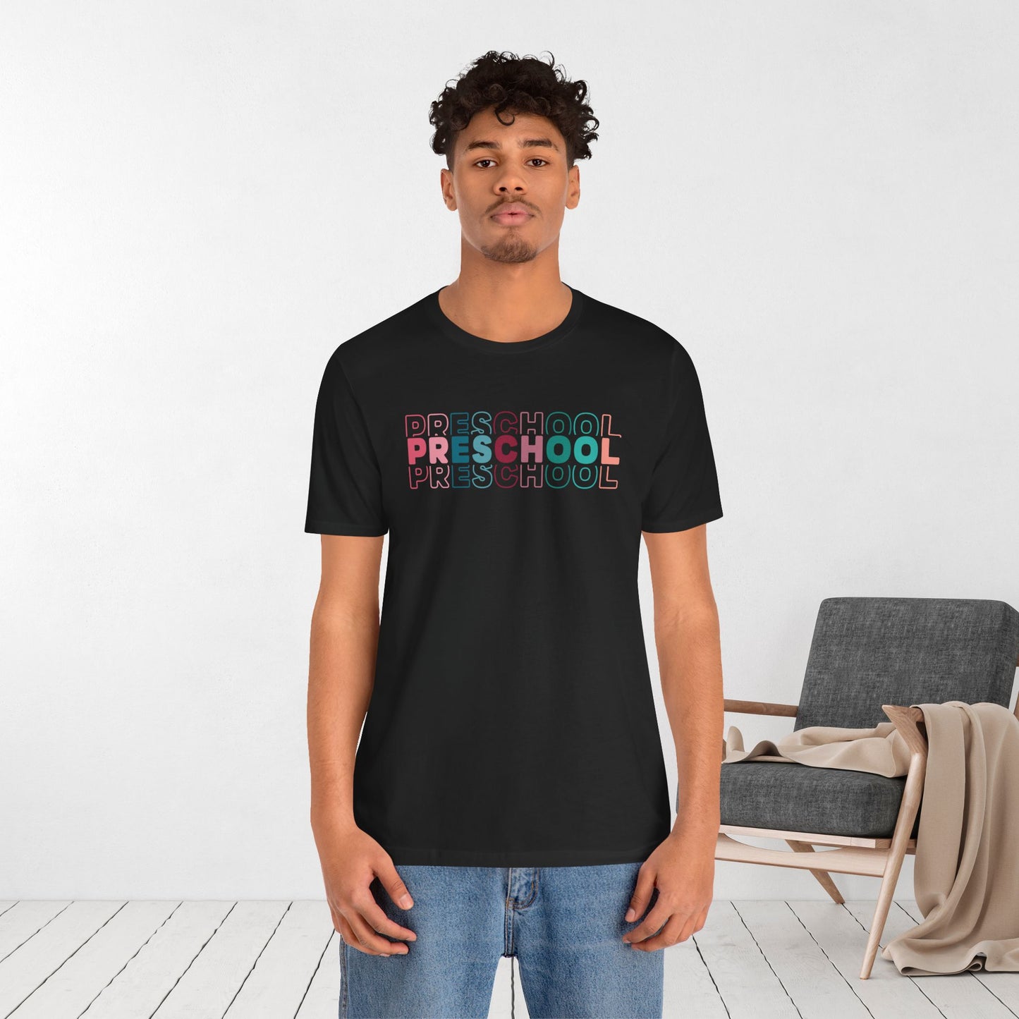 Unisex Preschool Teacher Soft Cotton Tee