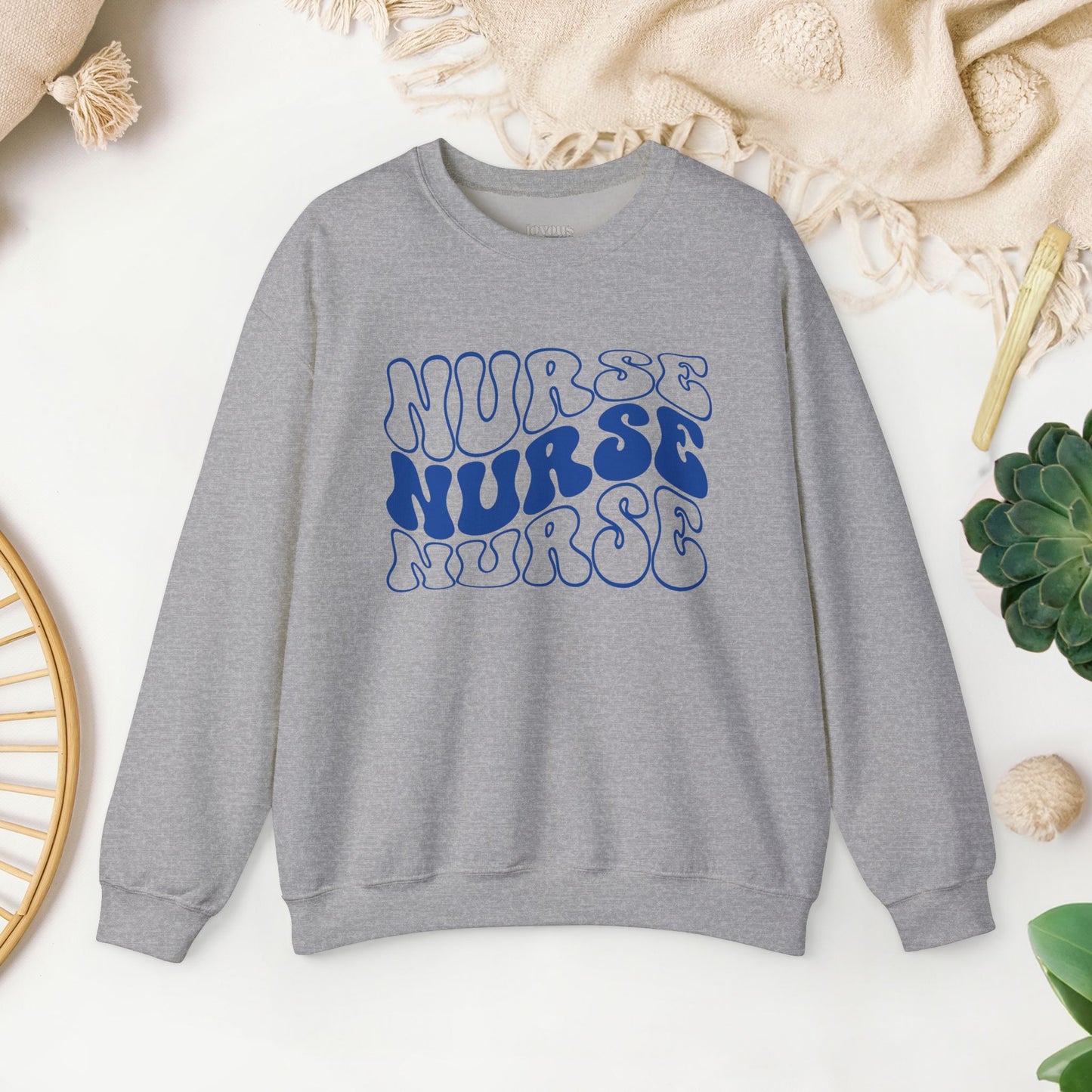 Groovy Nurse Sweatshirt - Registered Nurse Sweatshirt