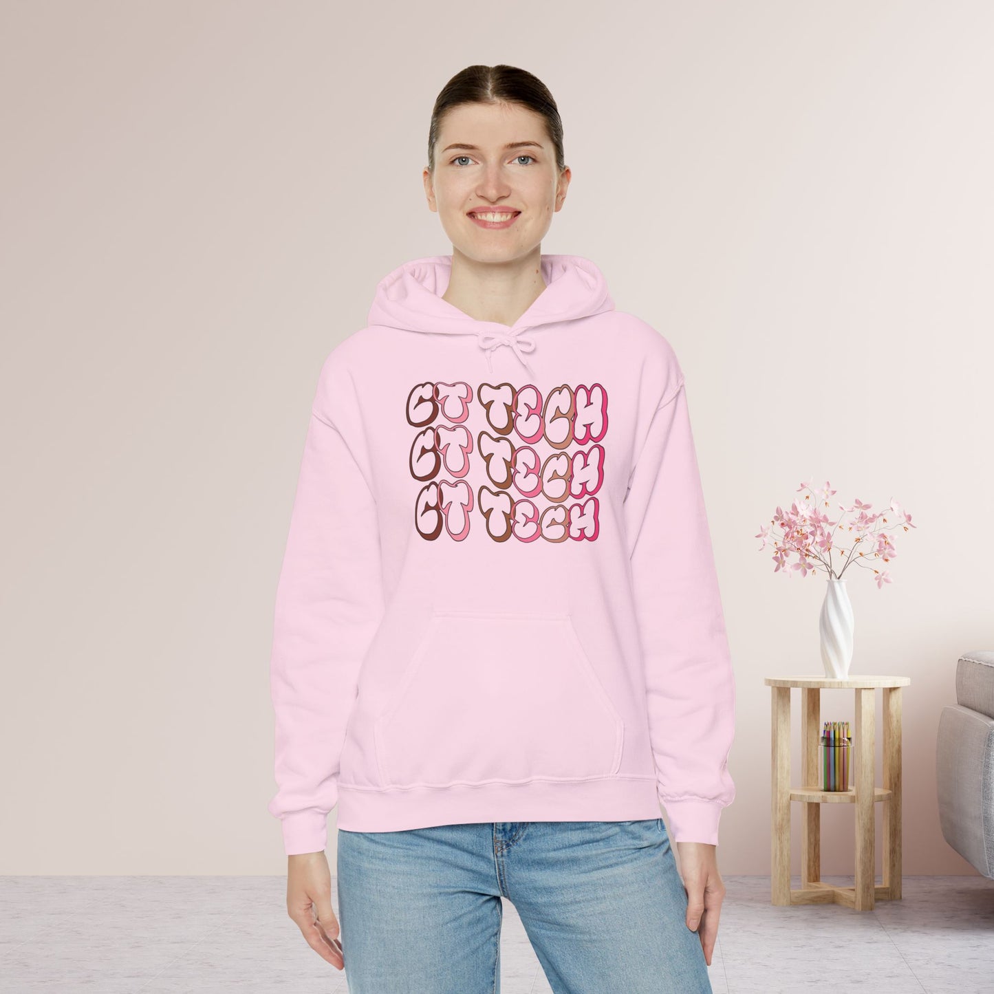 Groovy Pink CT Tech Hoodie - CT Technologist Hoodie