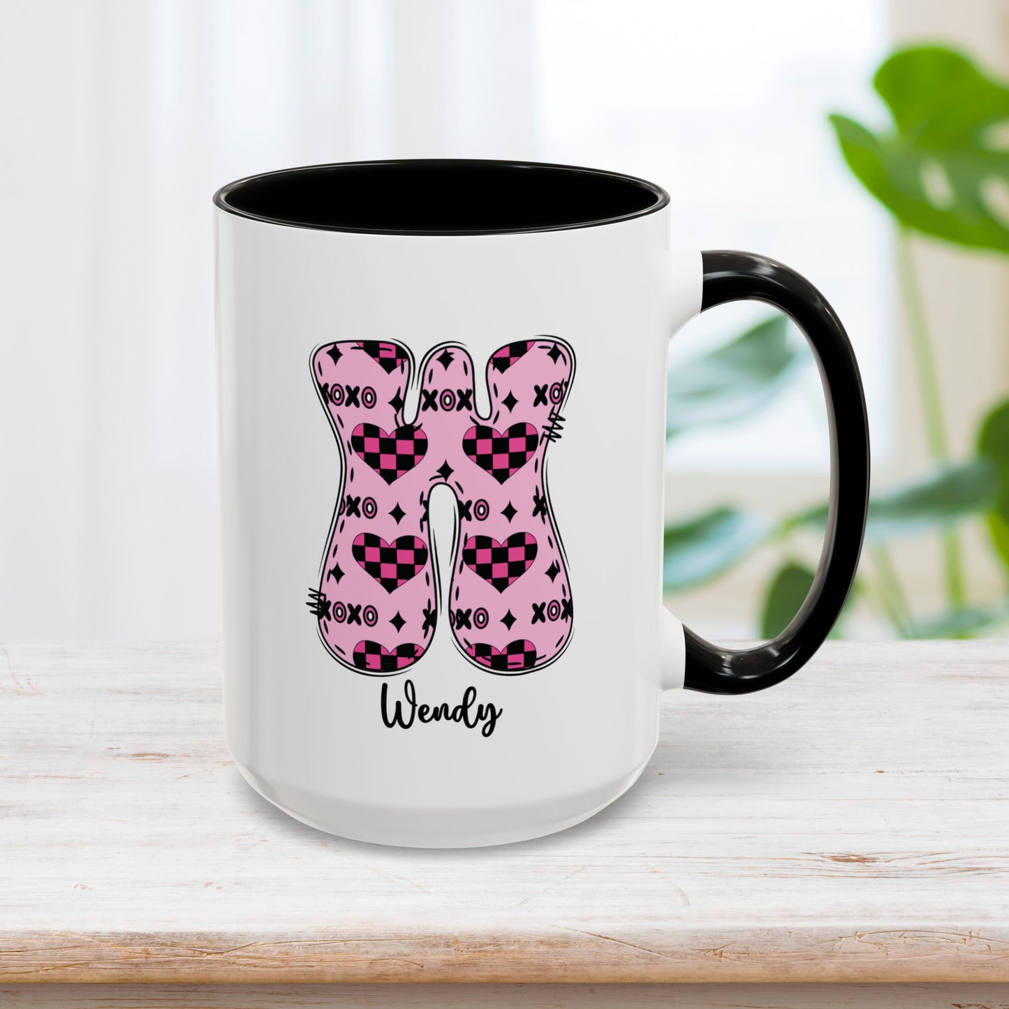 Custom Name Initial Letter Mug - Personalized Gifts A-Z