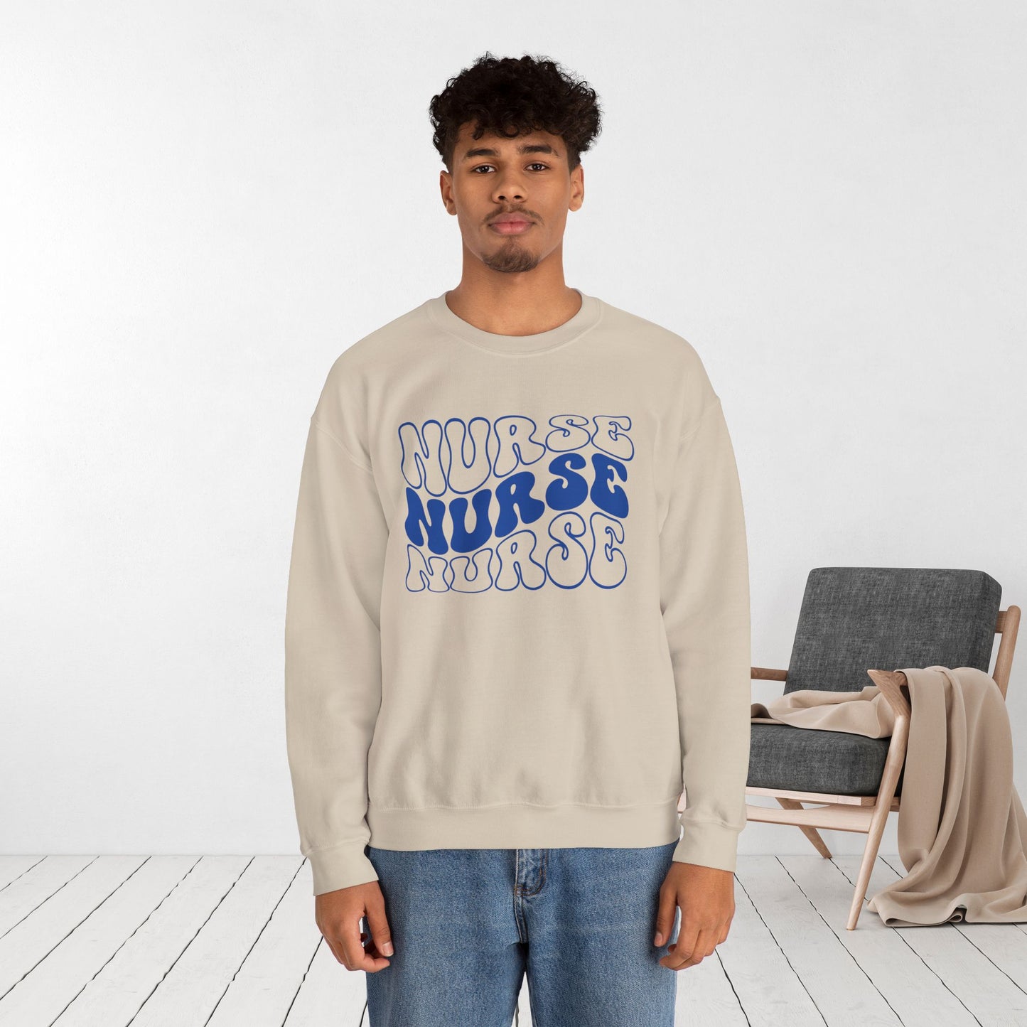 Groovy Nurse Sweatshirt - Registered Nurse Sweatshirt