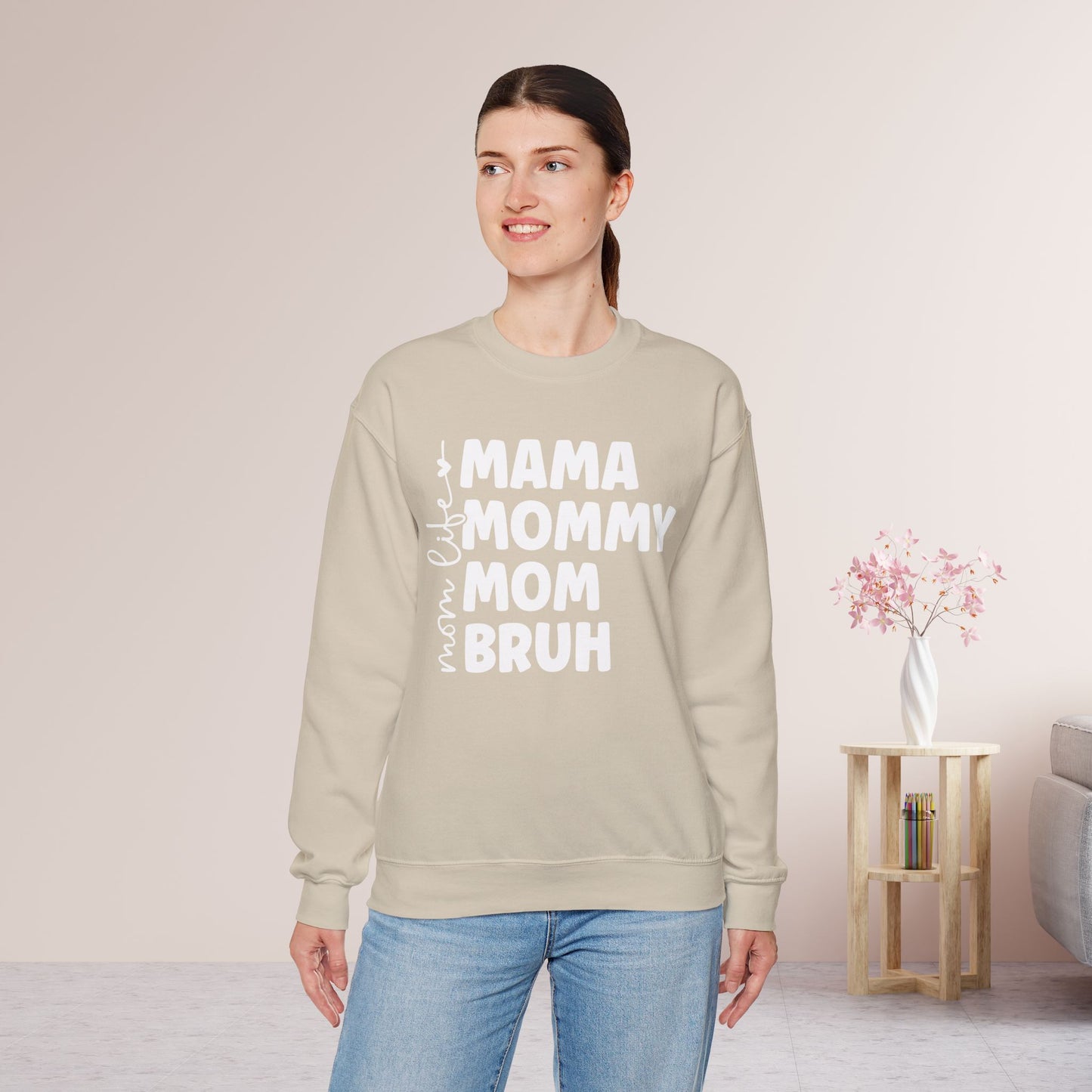 Mom Life Sweatshirt - Mama Crewneck Pullover