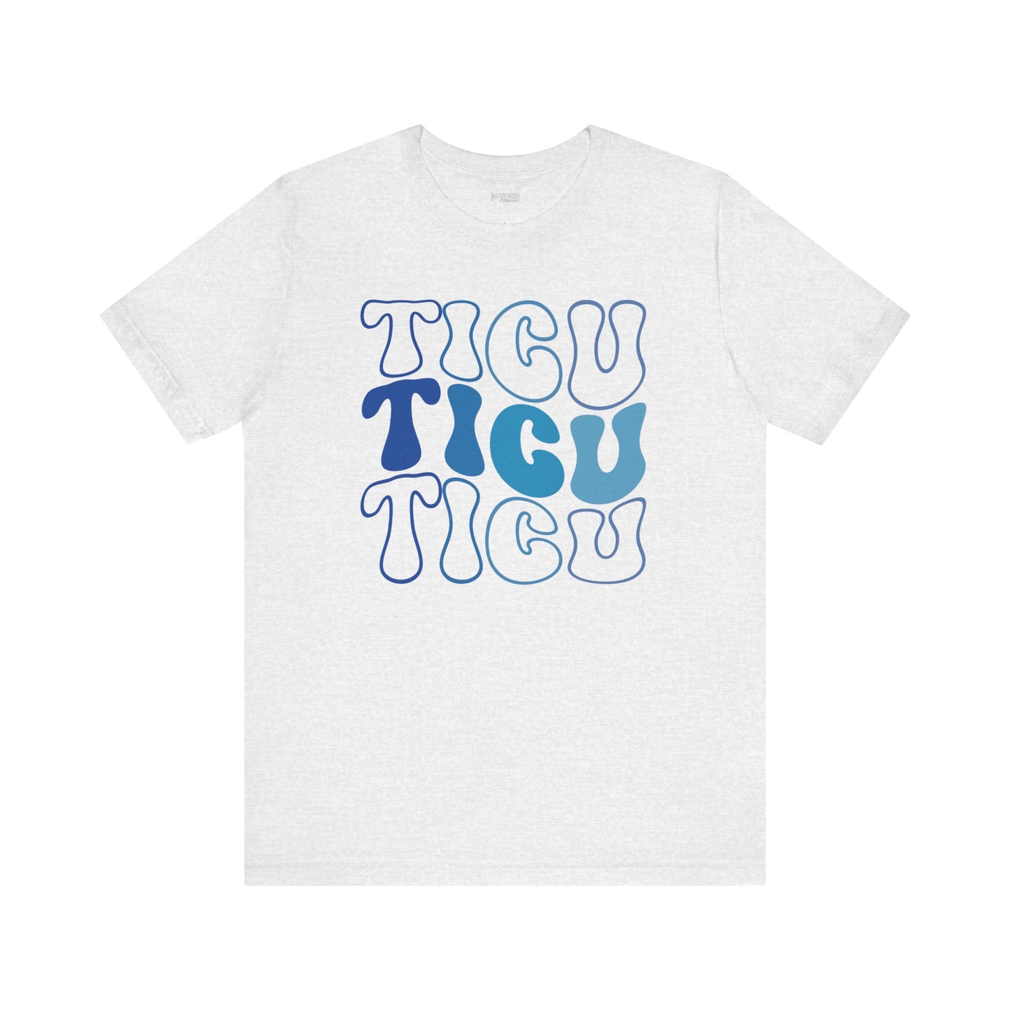 Groovy Blue TICU Shirt - Trauma ICU Nurse Soft Cotton Tee