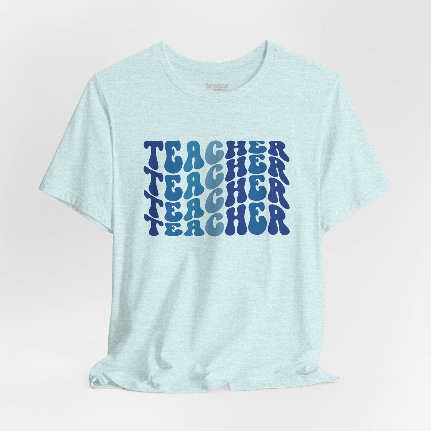 Groovy Blue Teacher Soft Cotton Tee