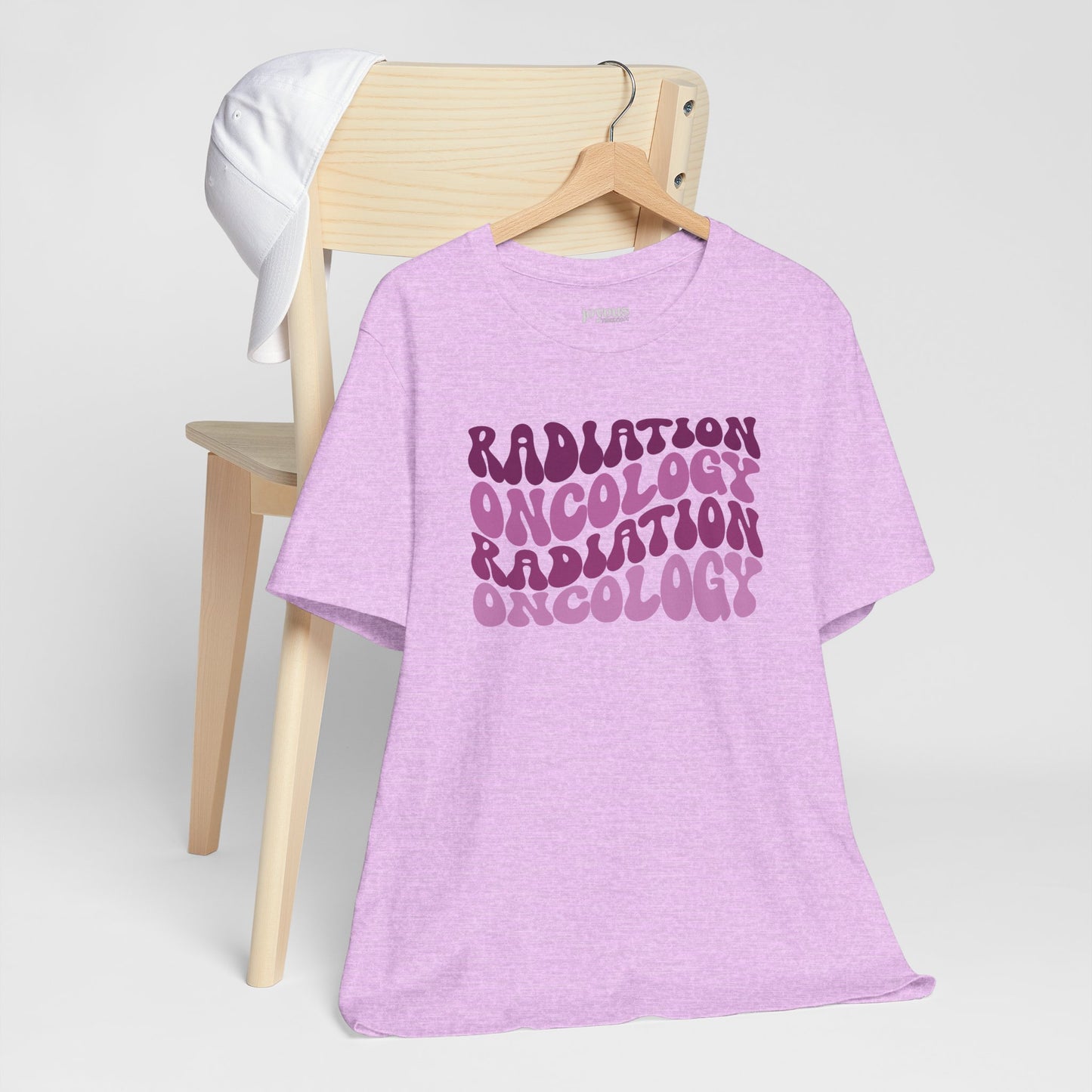Purple Groovy Radiation Oncology Soft Cotton Tee