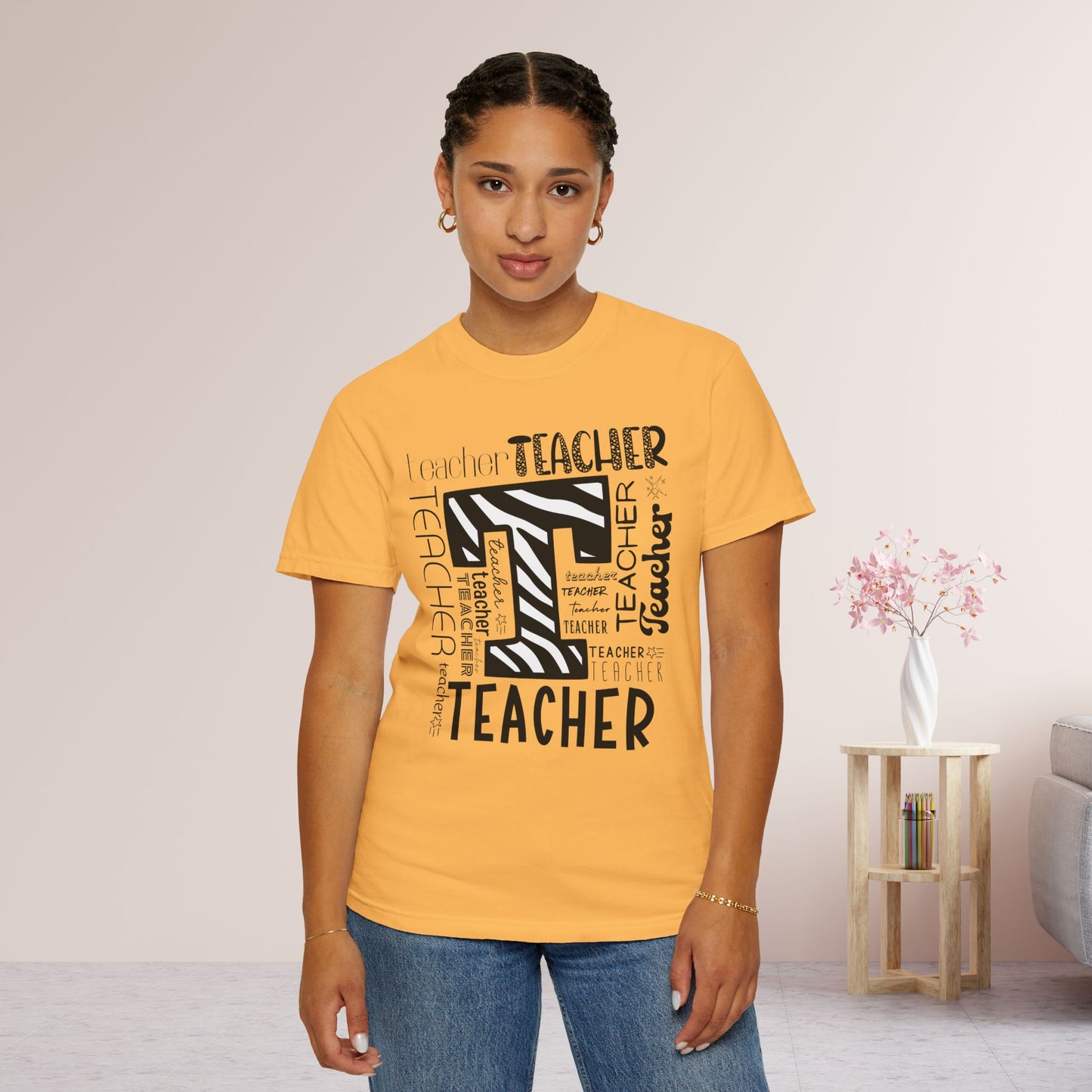 Trendy Teacher Comfort Colors Shirt