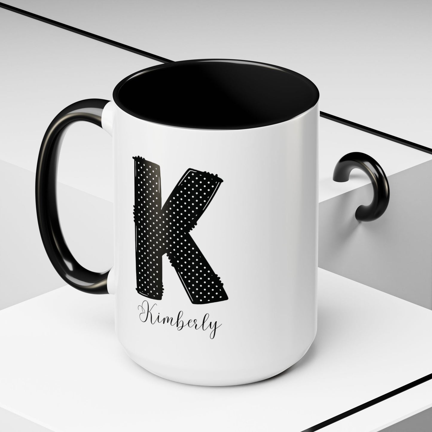 Custom Name Initial Letter Mug - Personalized Gifts A-Z