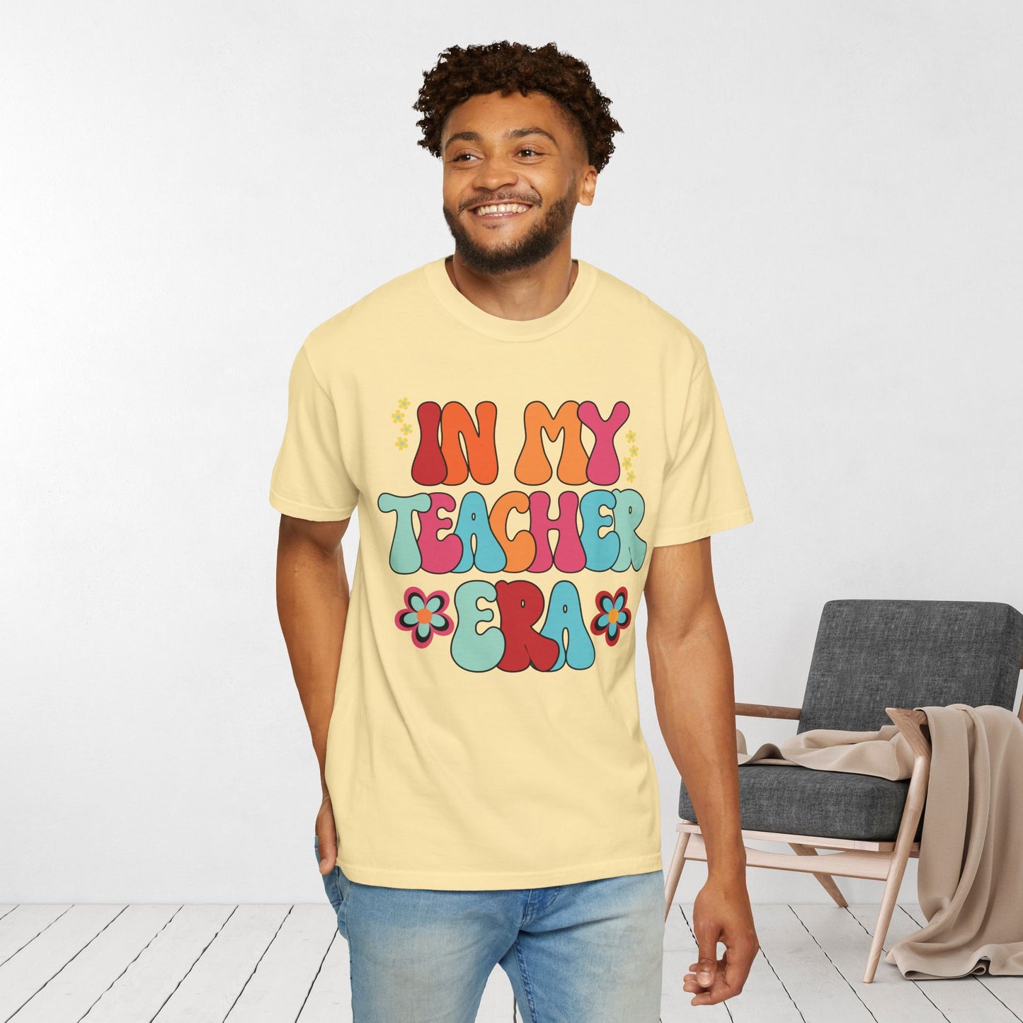 In My Teacher Era Comfort Colors Teacher Shirt