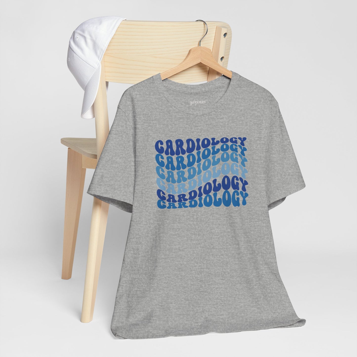 Groovy Blue Cardiology Shirt - Cardiac Nurse Soft Cotton Tee
