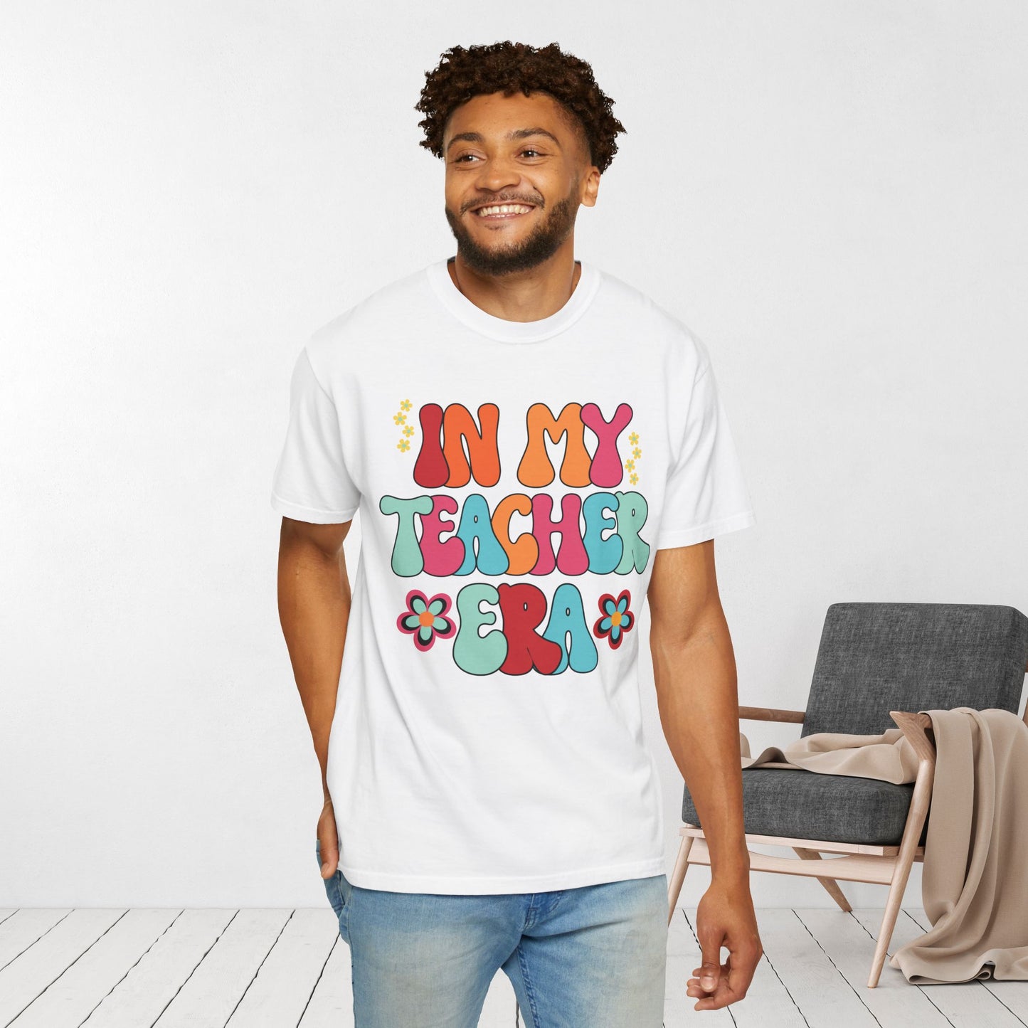 In My Teacher Era Comfort Colors Teacher Shirt