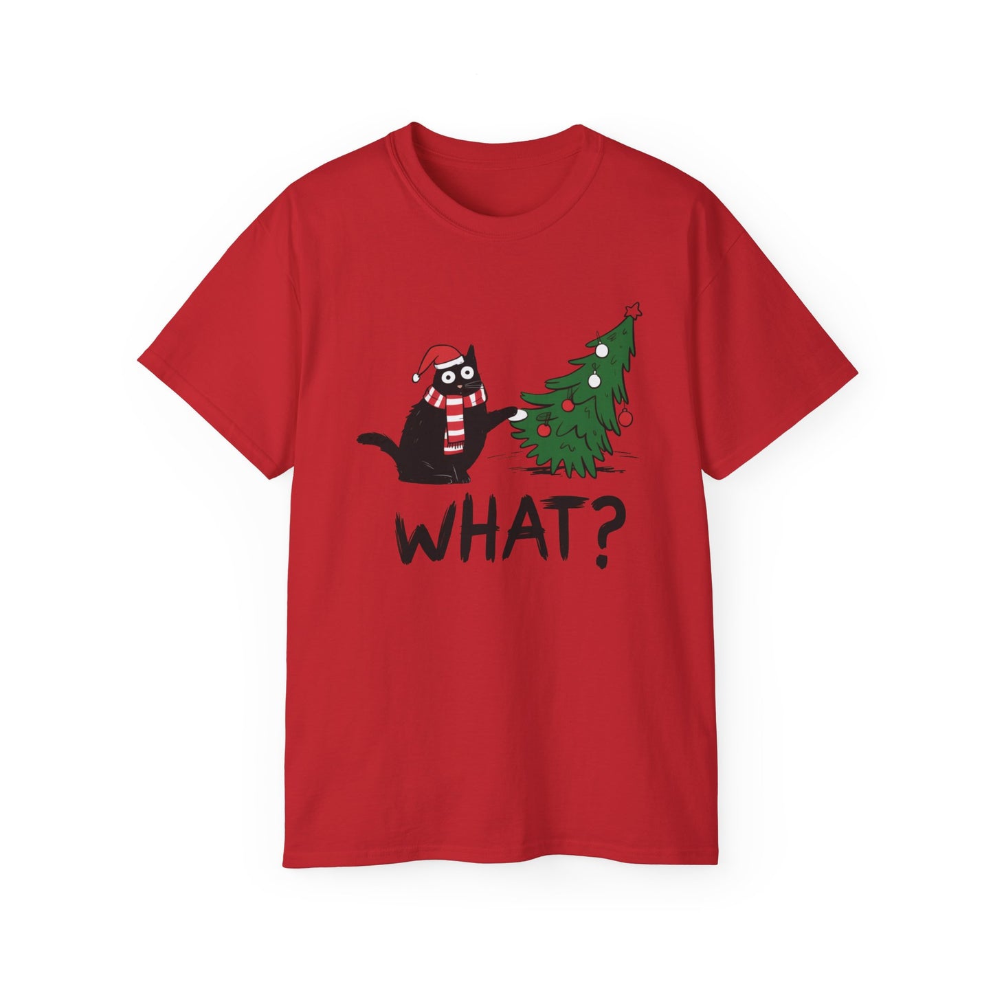 Funny Christmas Cat Ultra Cotton Tee