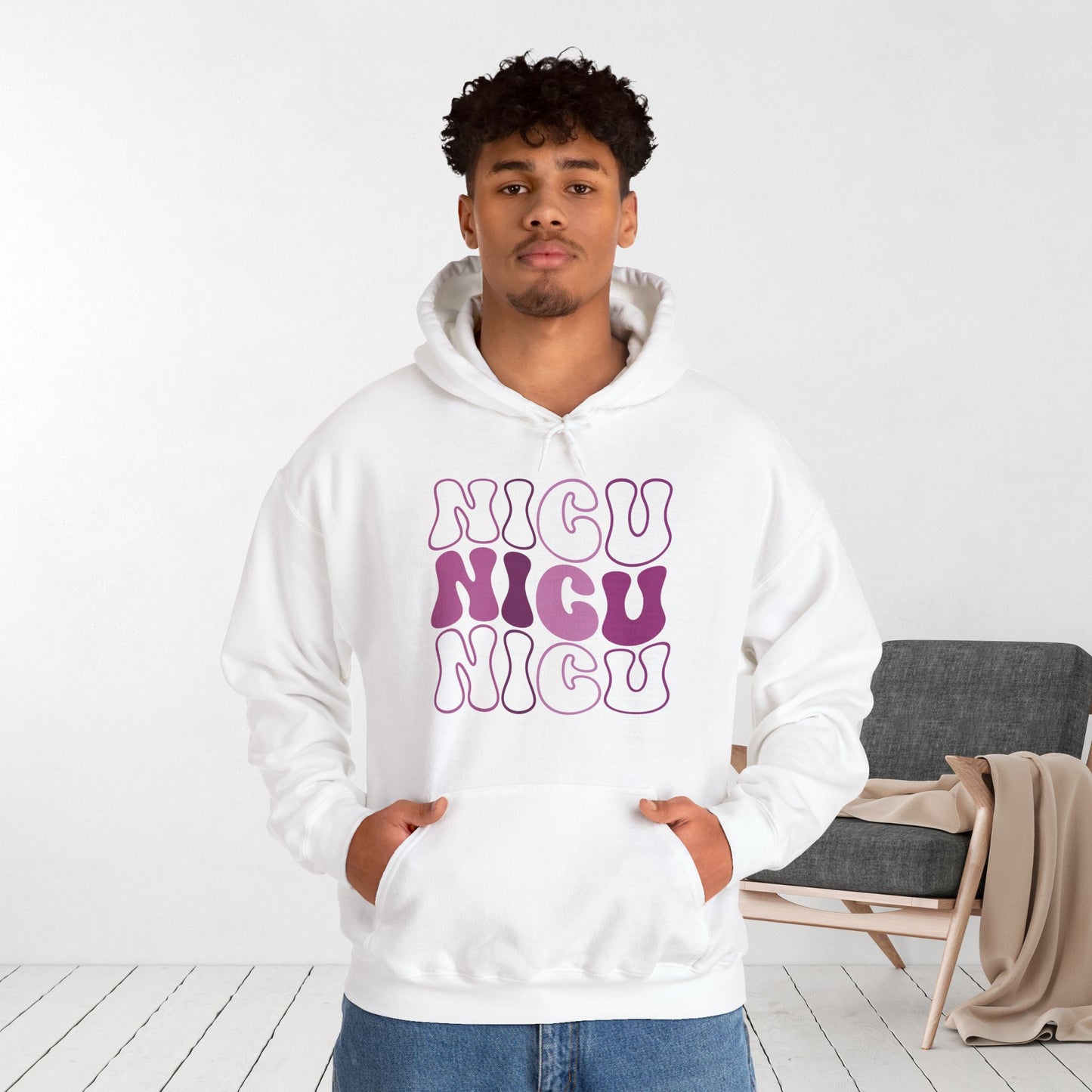 Groovy NICU Hoodie - Neonatal ICU Nurse Hoodie
