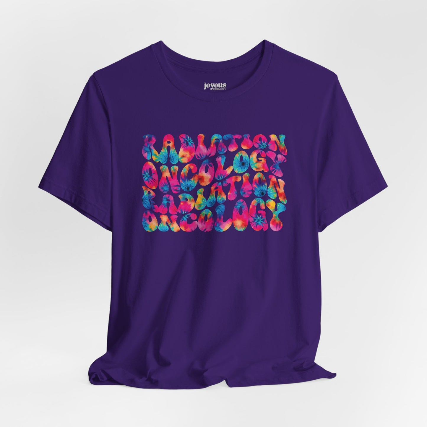 Tie Dye Groovy Radiation Oncology Soft Cotton Tee