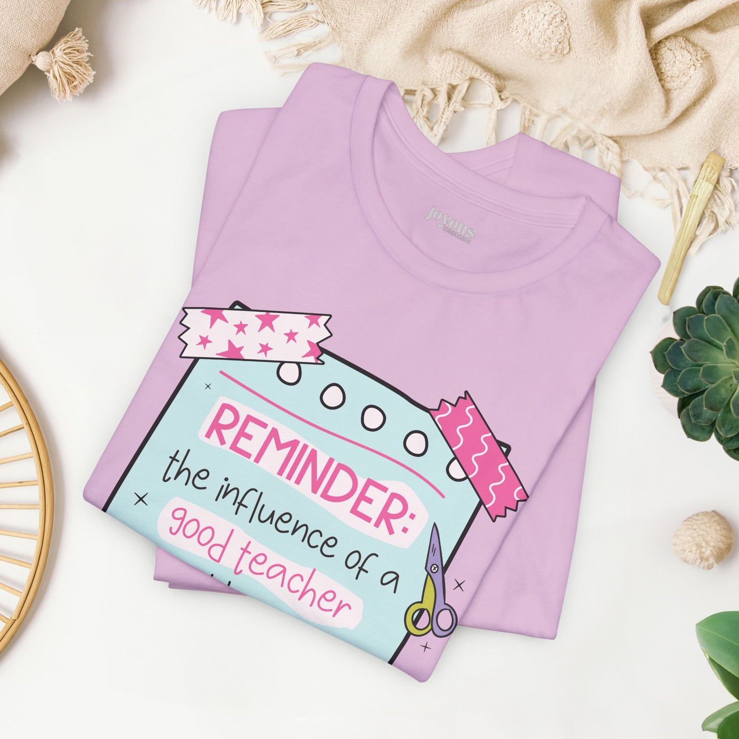 Trendy Motivational Teacher Soft Cotton Tee