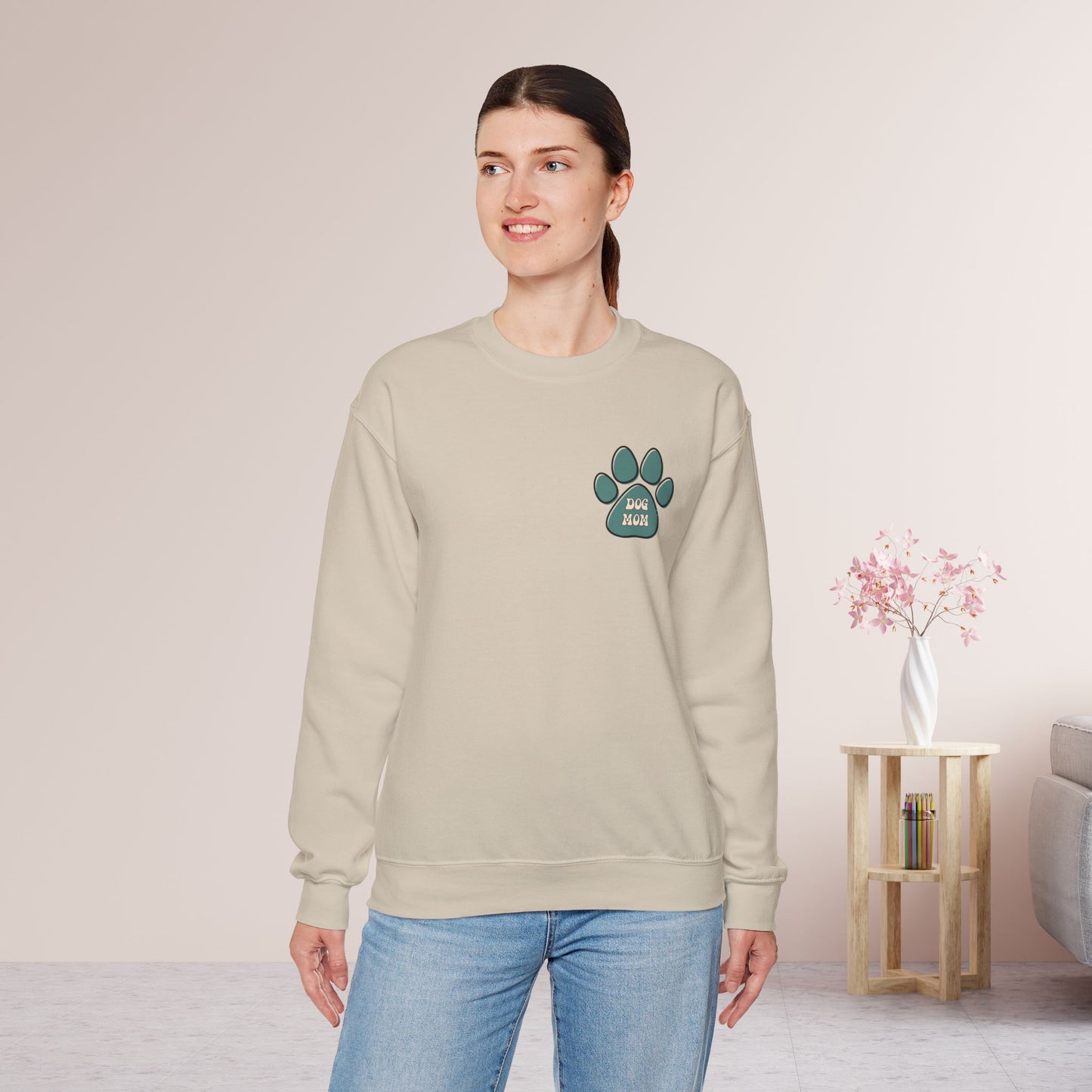 Retro Dog Mom Sweatshirt - Trendy Dog Mom Sweater