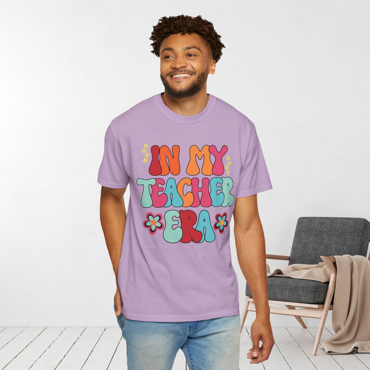 In My Teacher Era Comfort Colors Teacher Shirt