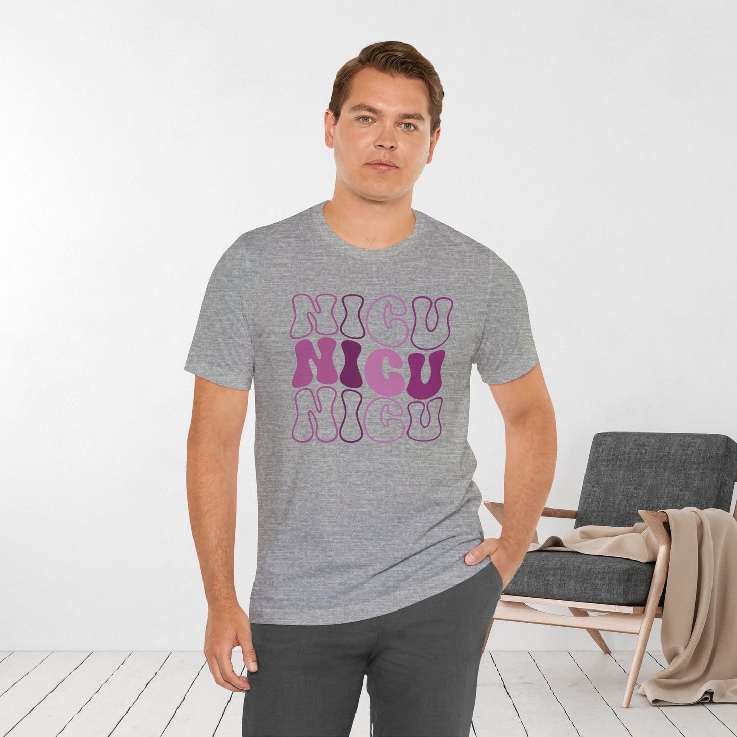 Groovy NICU Shirt - Neonatal ICU Nurse Soft Cotton Tee