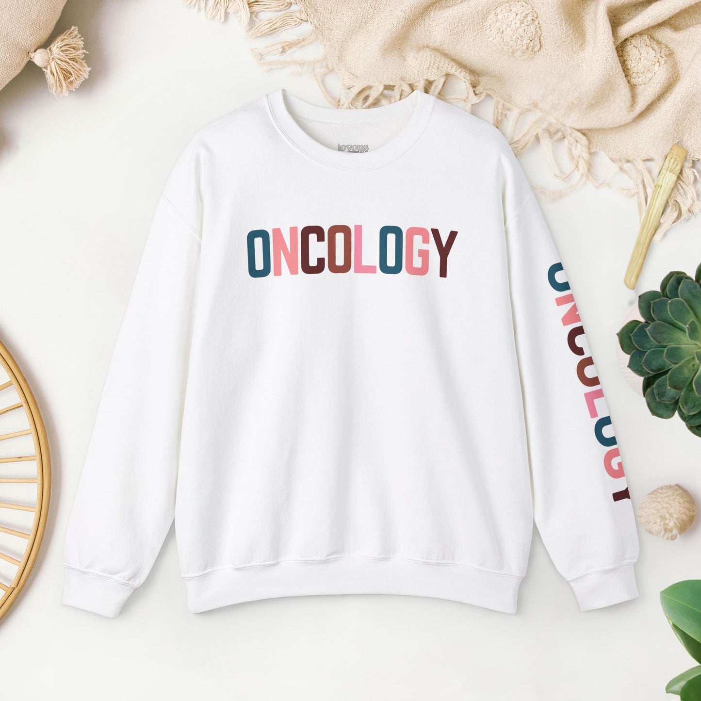 Unisex Colorful Oncology Sweatshirt