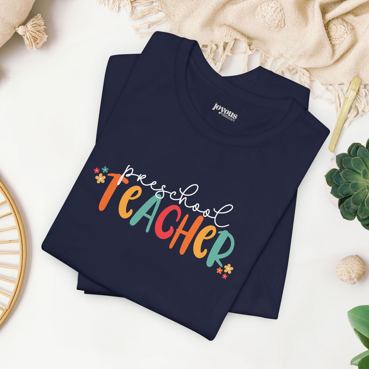 Trendy Preschool Teacher Soft Cotton Tee - Back to School Shirt