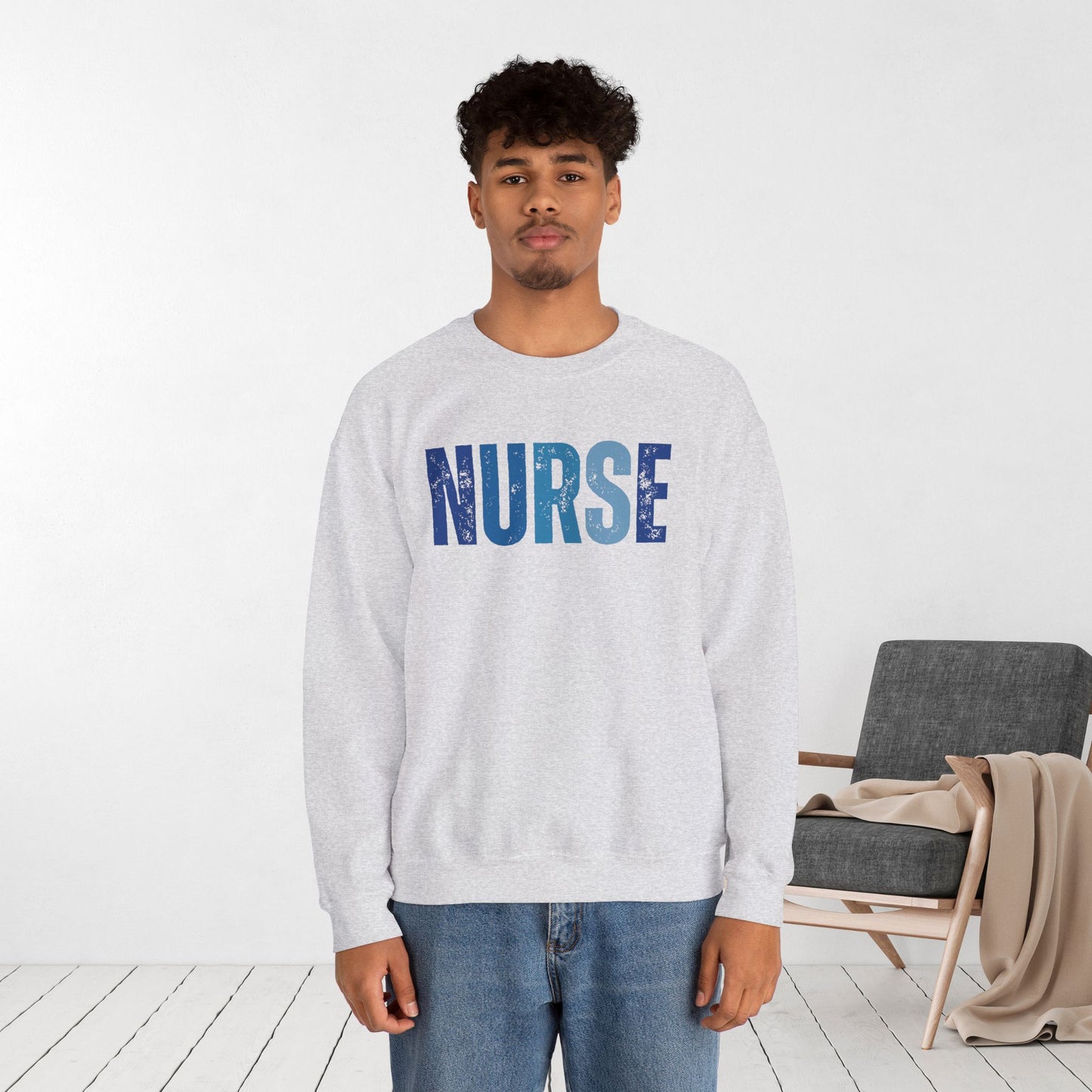 Retro Nurse Sweatshirt for Registered Nurse
