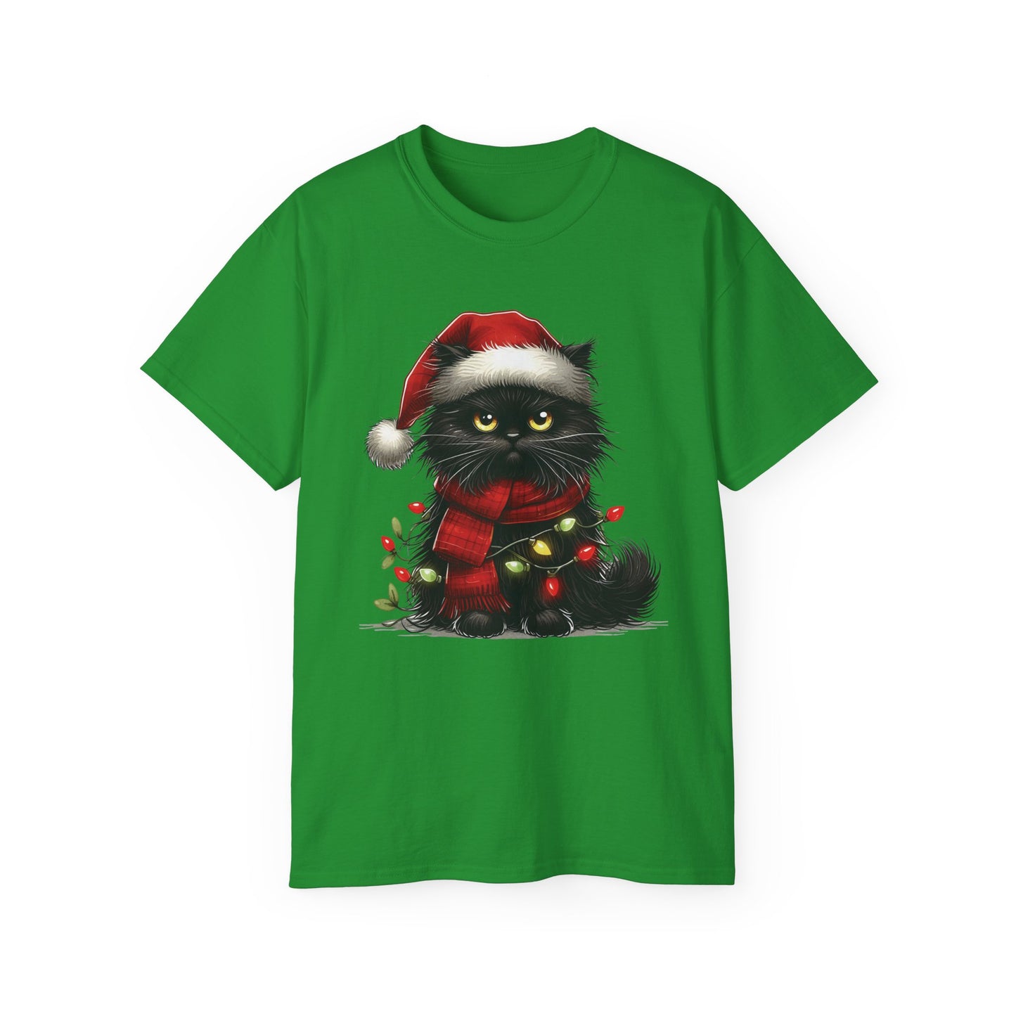 Funny Christmas Cat Ultra Cotton Tee
