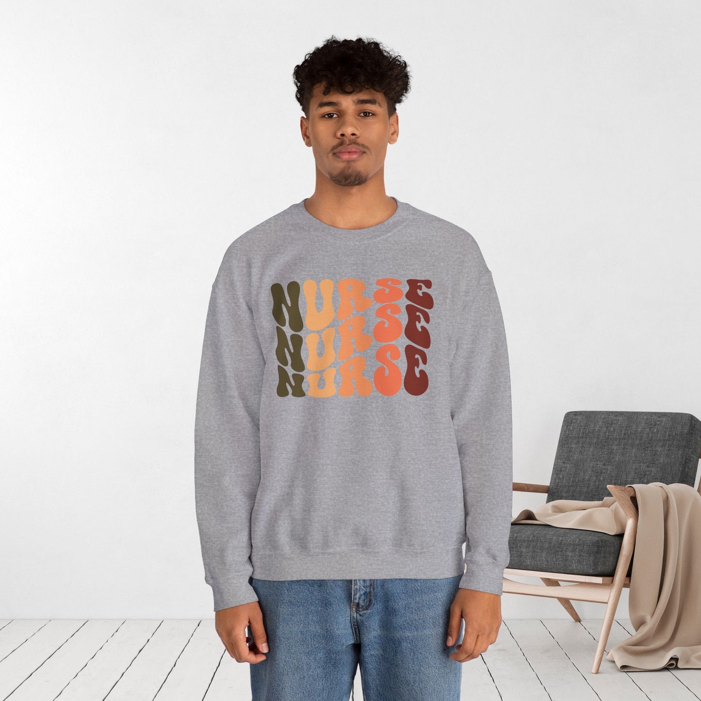 Groovy Registered Nurse Sweatshirt