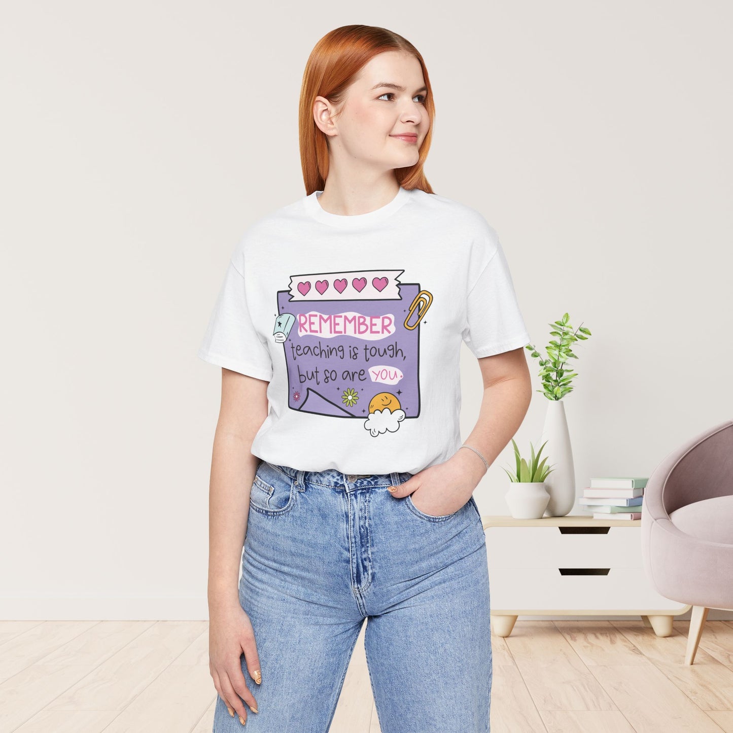 Trendy Motivational Teacher Soft Cotton Tee