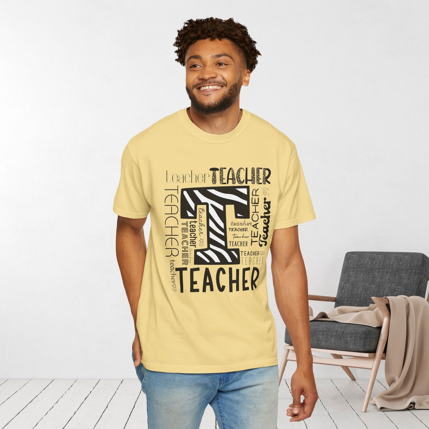 Trendy Teacher Comfort Colors Shirt
