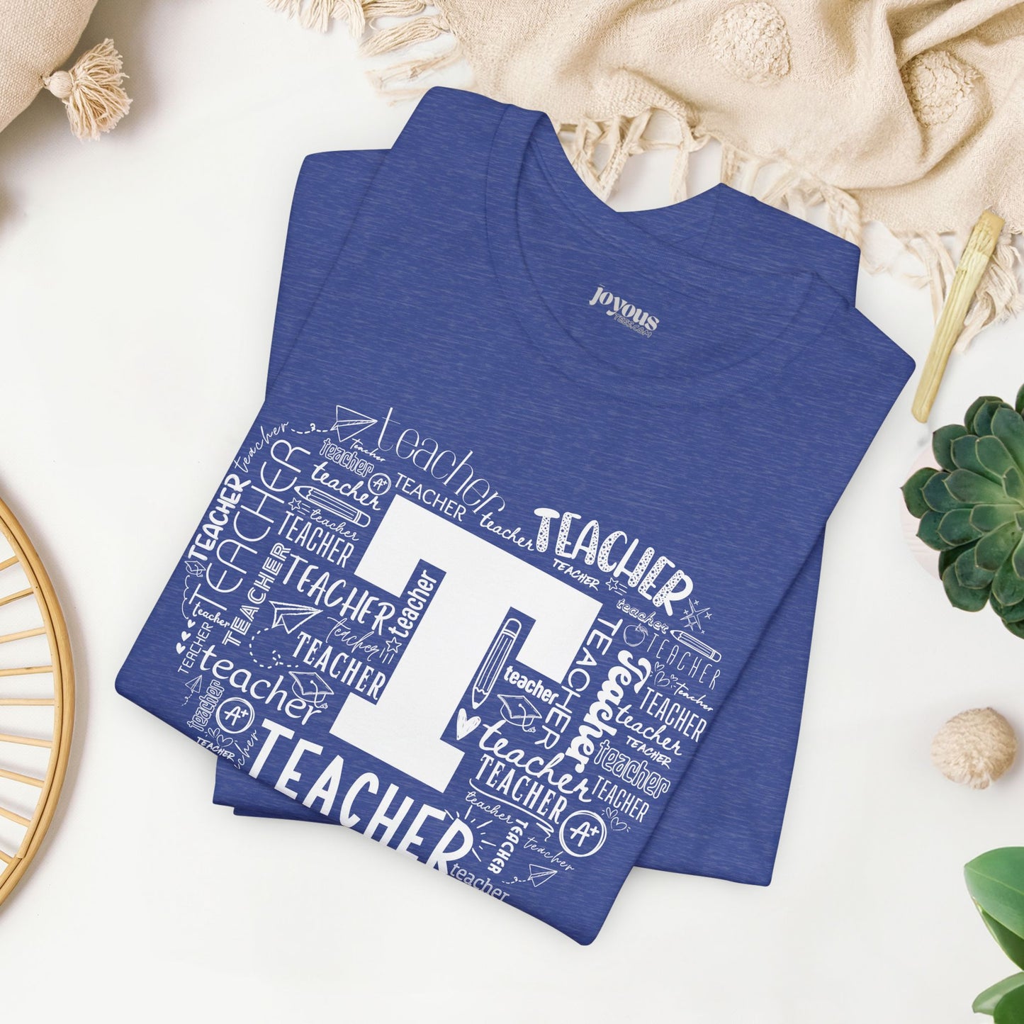 Trendy Teacher Soft Cotton Tee for School Teachers