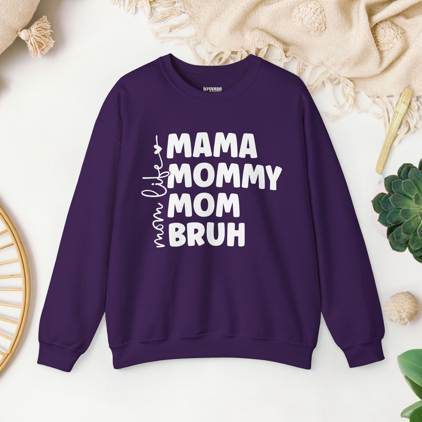 Mom Life Sweatshirt - Mama Crewneck Pullover
