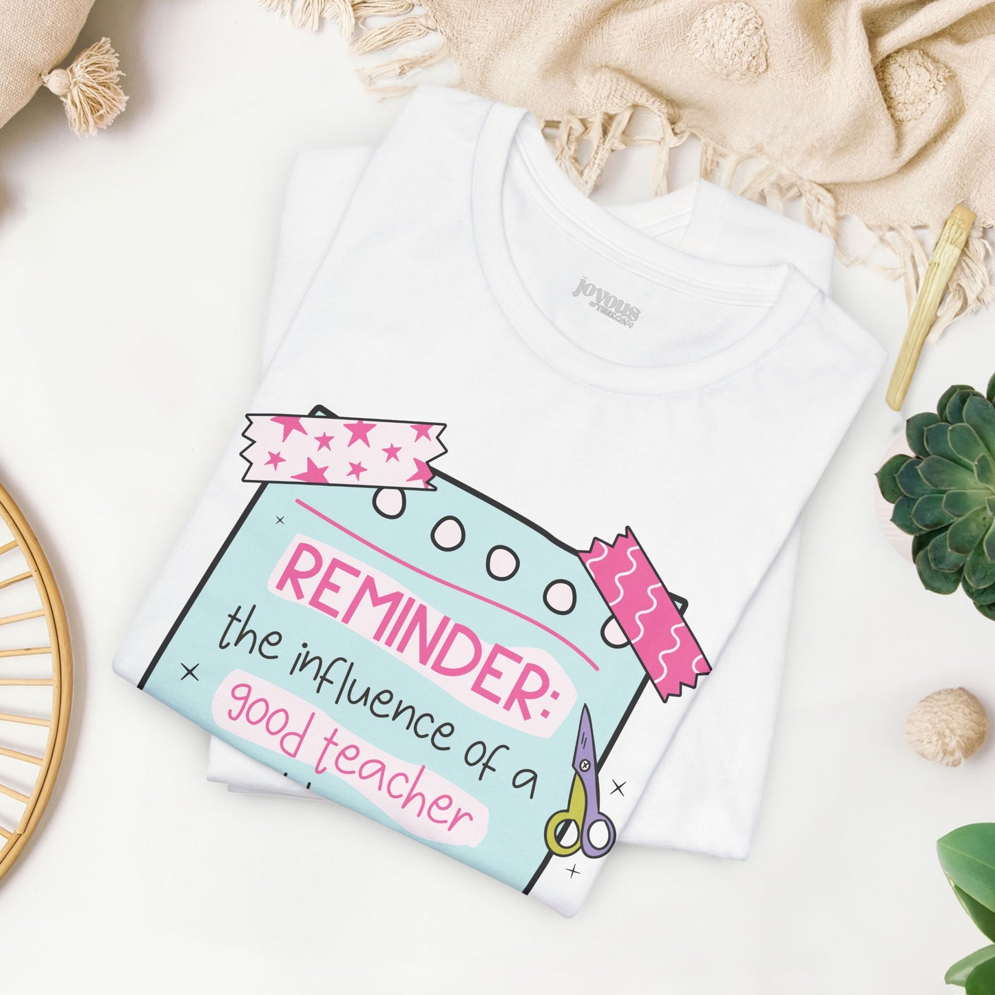 Trendy Motivational Teacher Soft Cotton Tee