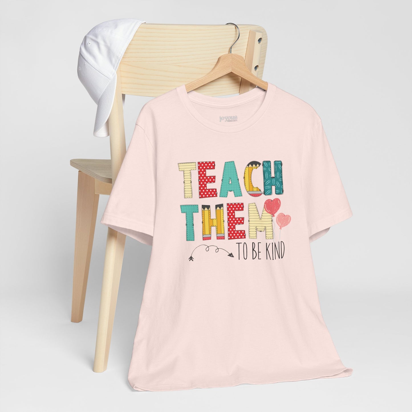 Teach Them to Be Kind Teacher Soft Cotton Tee