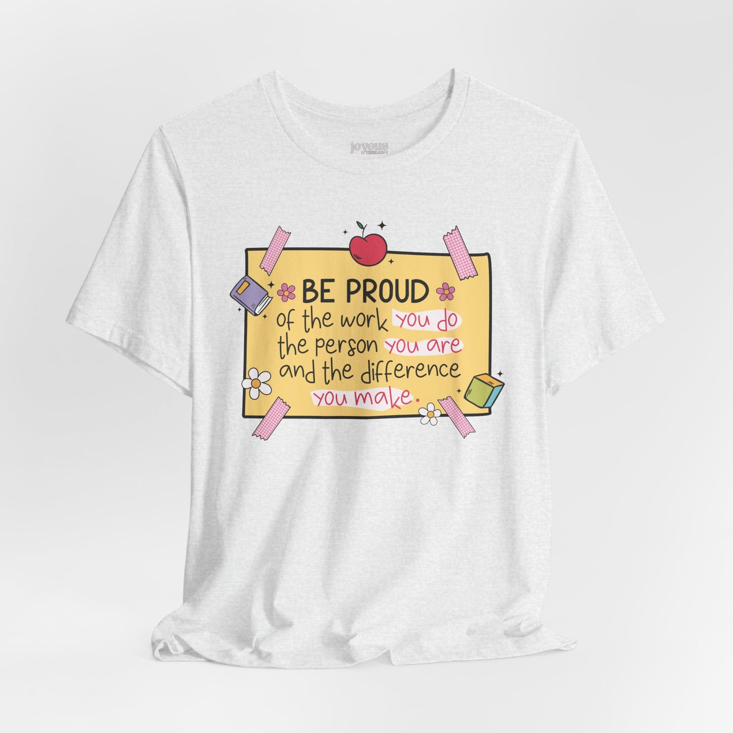 Trendy Motivational Teacher Soft Cotton Tee