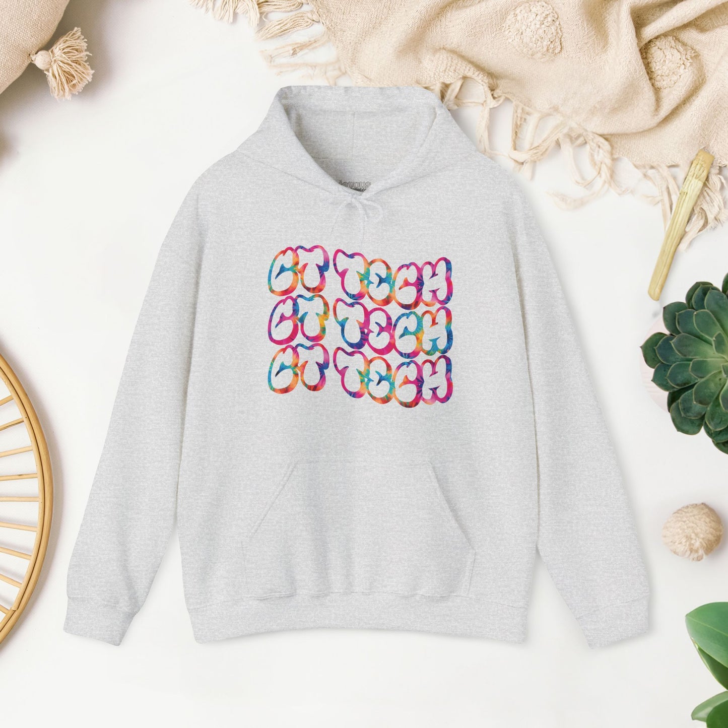 Tie Dye Groovy CT Tech Hoodie - CT Technologist Hoodie