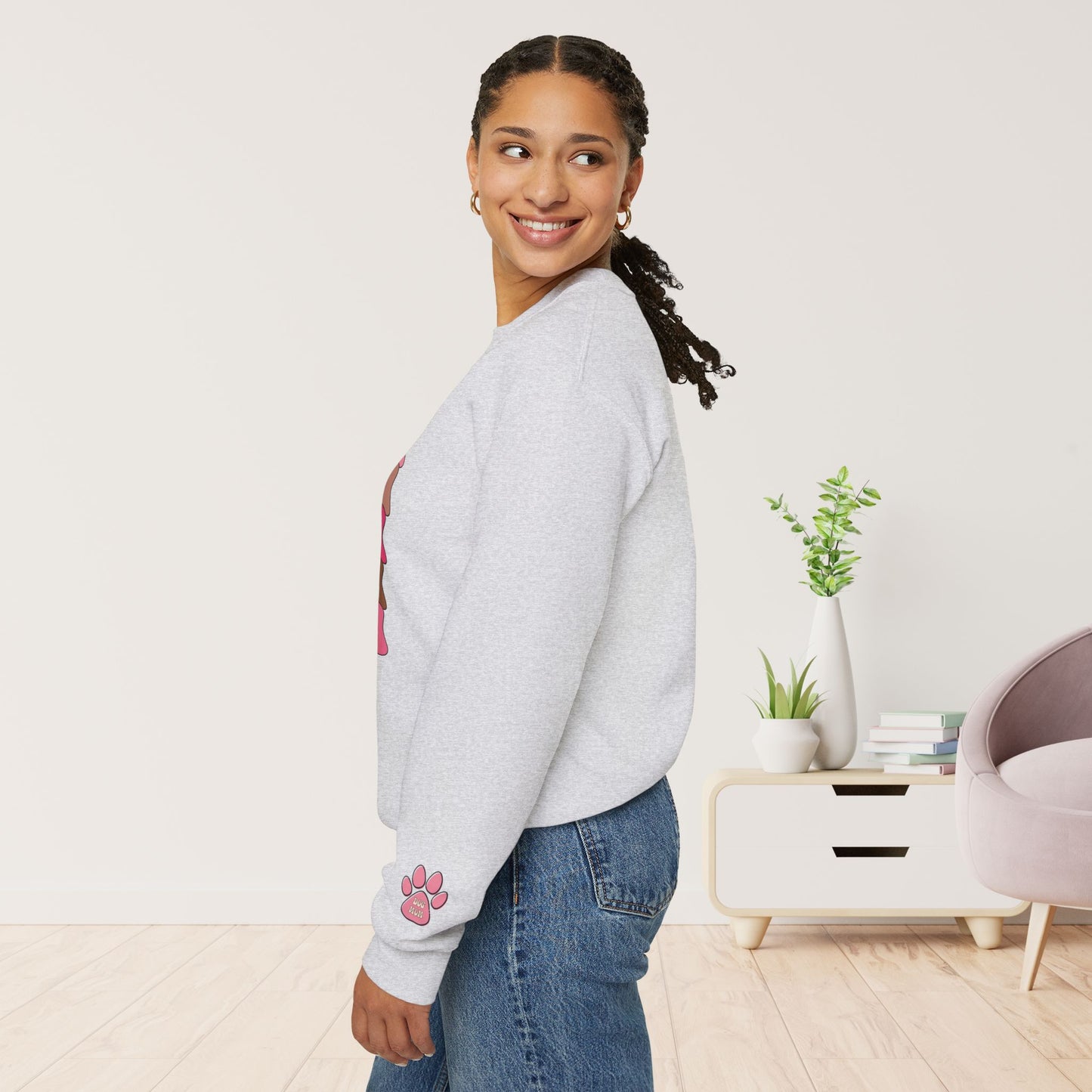 Pink Dog Mom Sweatshirt