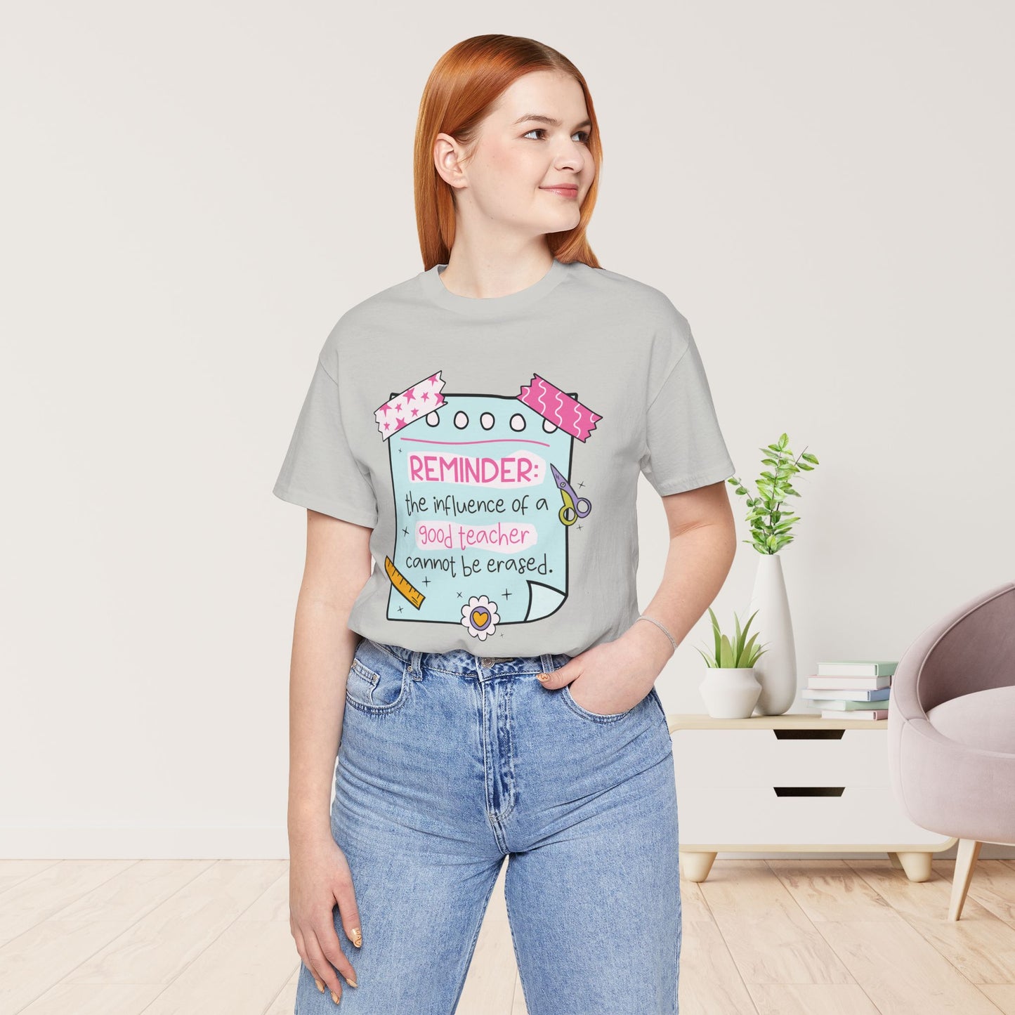 Trendy Motivational Teacher Soft Cotton Tee