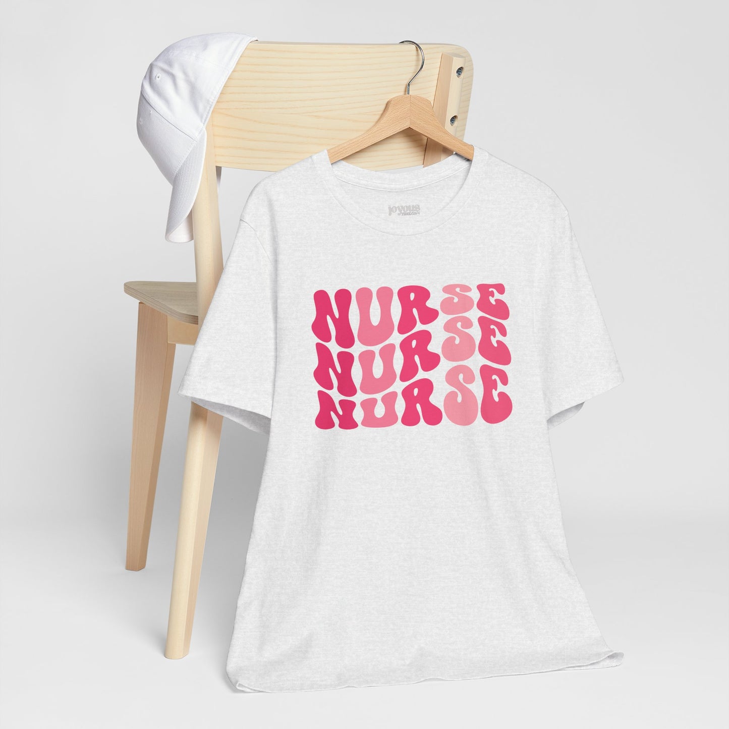 Groovy Pink Nurse Shirt - Registered Nurse Soft Cotton Tee