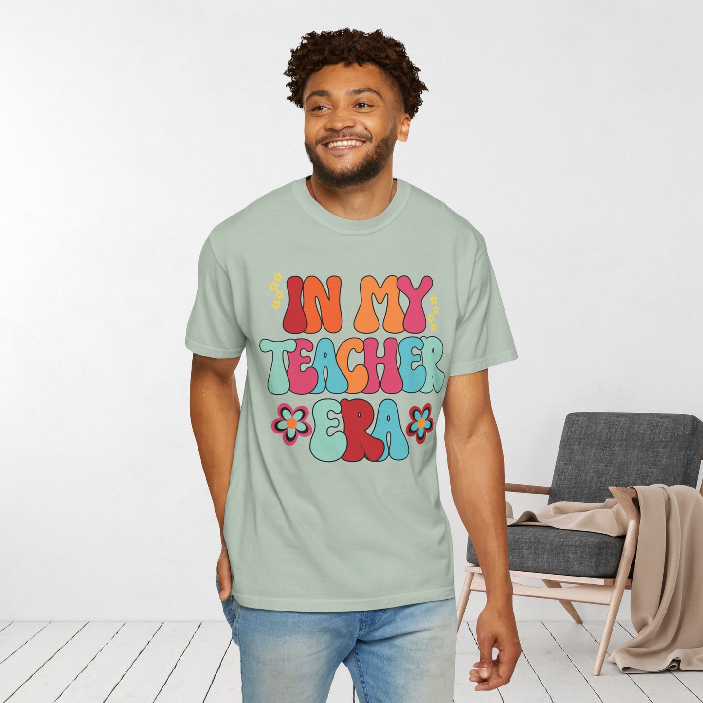 In My Teacher Era Comfort Colors Teacher Shirt