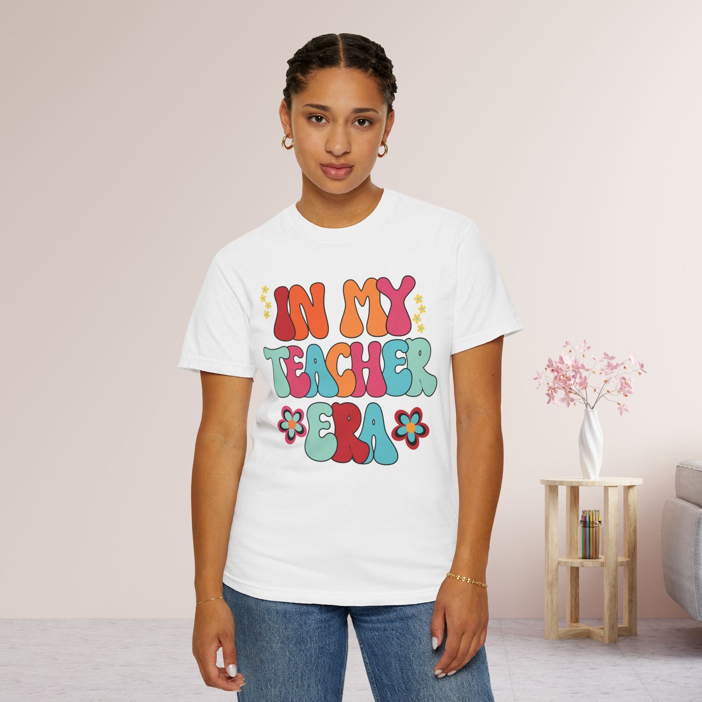 In My Teacher Era Comfort Colors Teacher Shirt