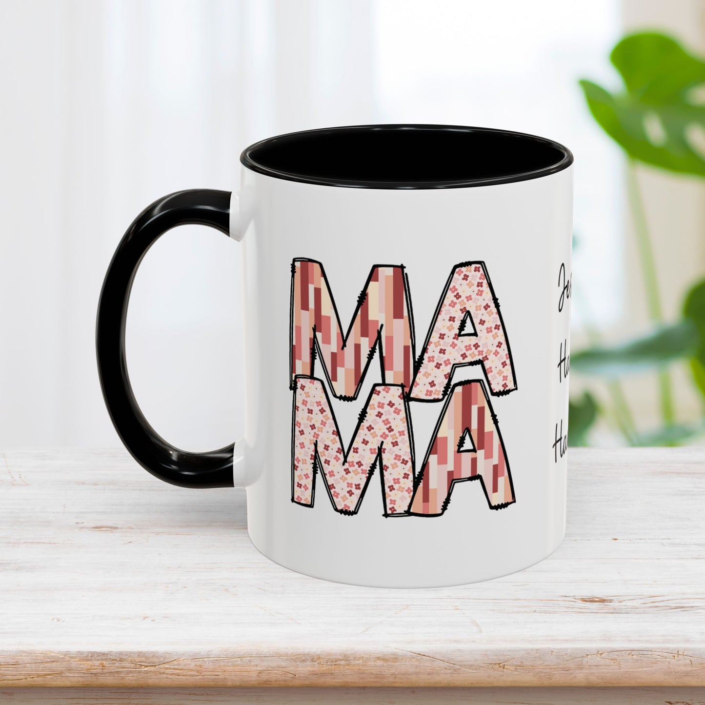Personalized Mama Coffee Mug with Kids Names - Custom Mom Gifts for Mother's Day