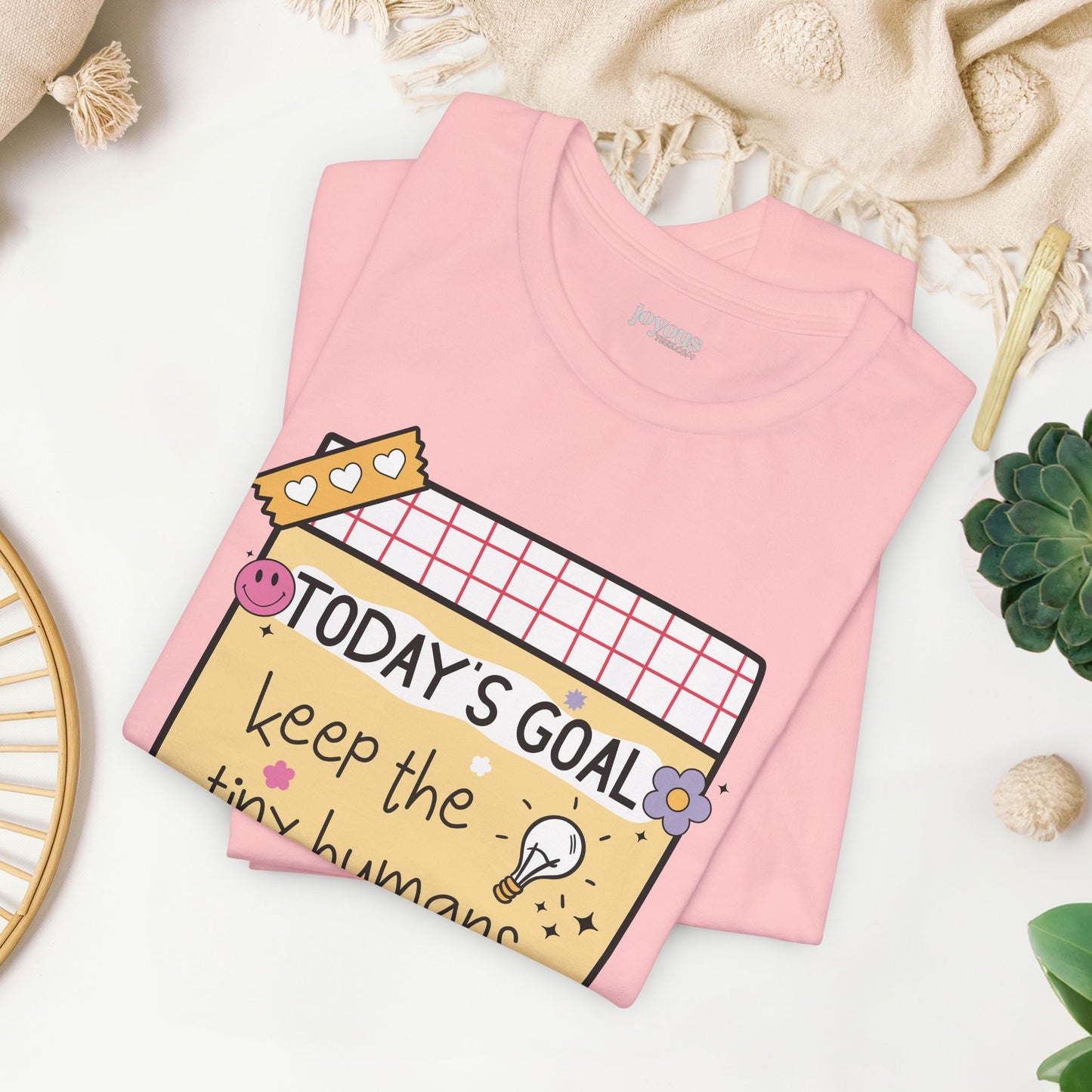 Trendy Motivational Teacher Soft Cotton Tee
