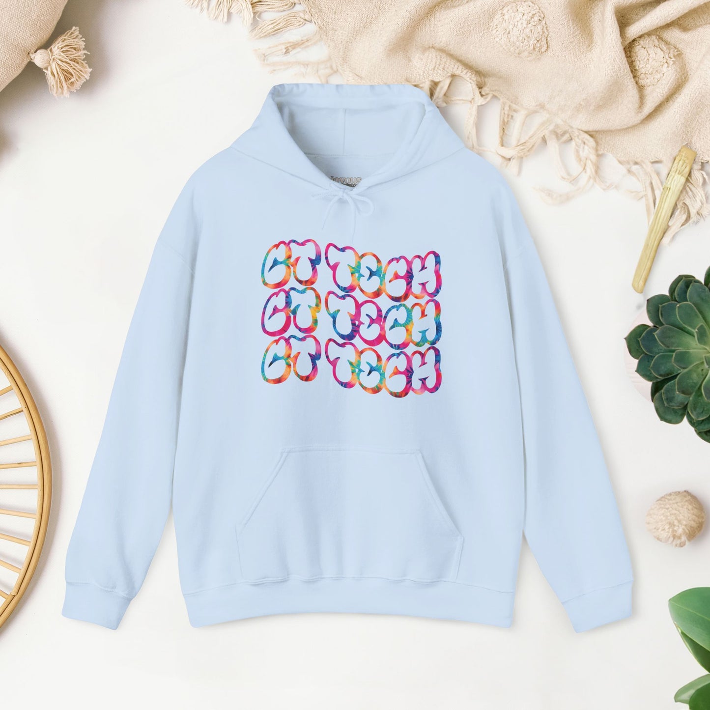 Tie Dye Groovy CT Tech Hoodie - CT Technologist Hoodie