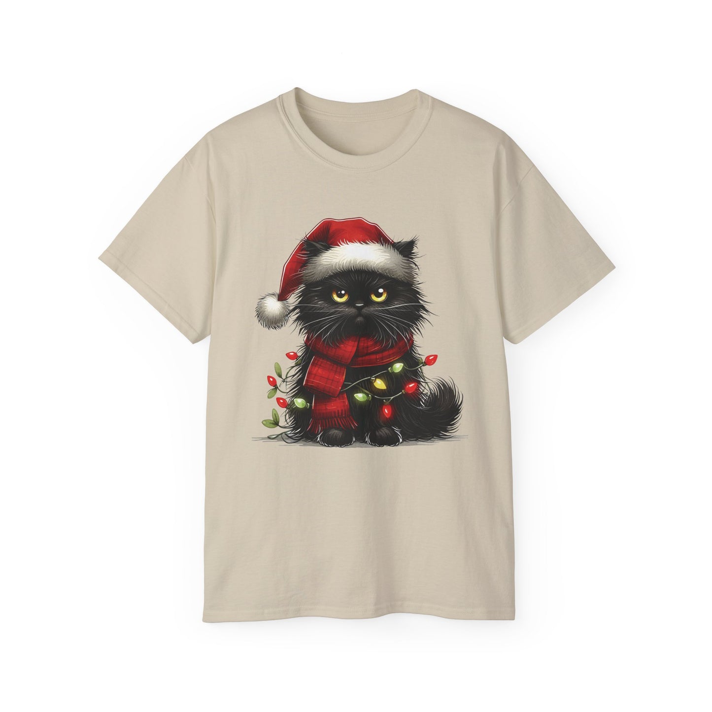 Funny Christmas Cat Ultra Cotton Tee