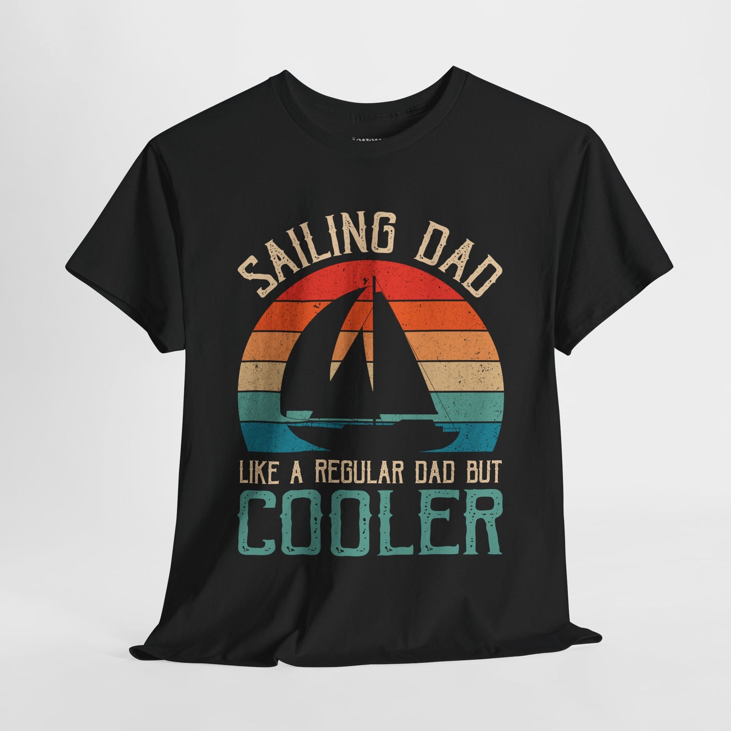 Sailing Dad Heavy Cotton Tee - Funny Sailing Shirt for Dad