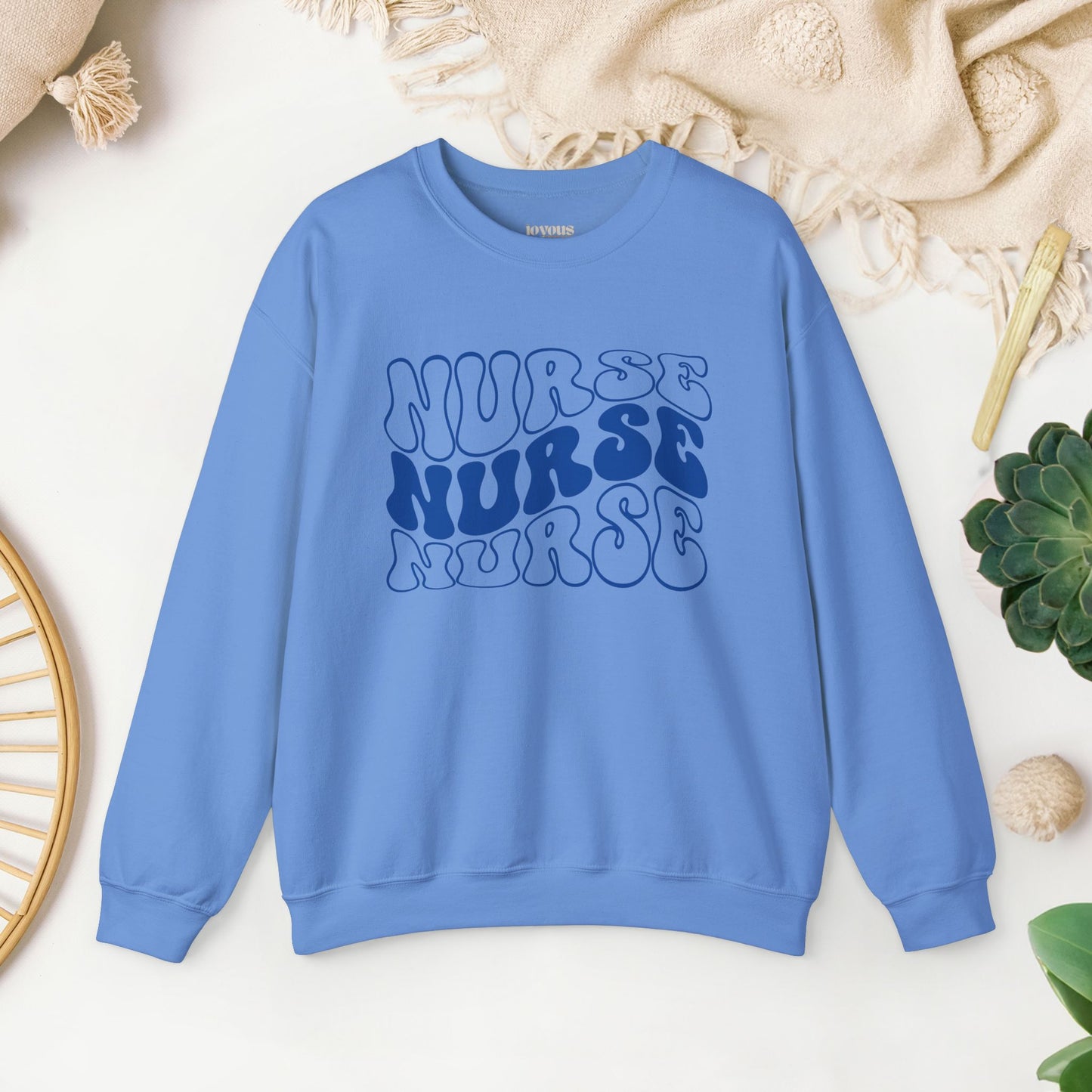 Groovy Nurse Sweatshirt - Registered Nurse Sweatshirt