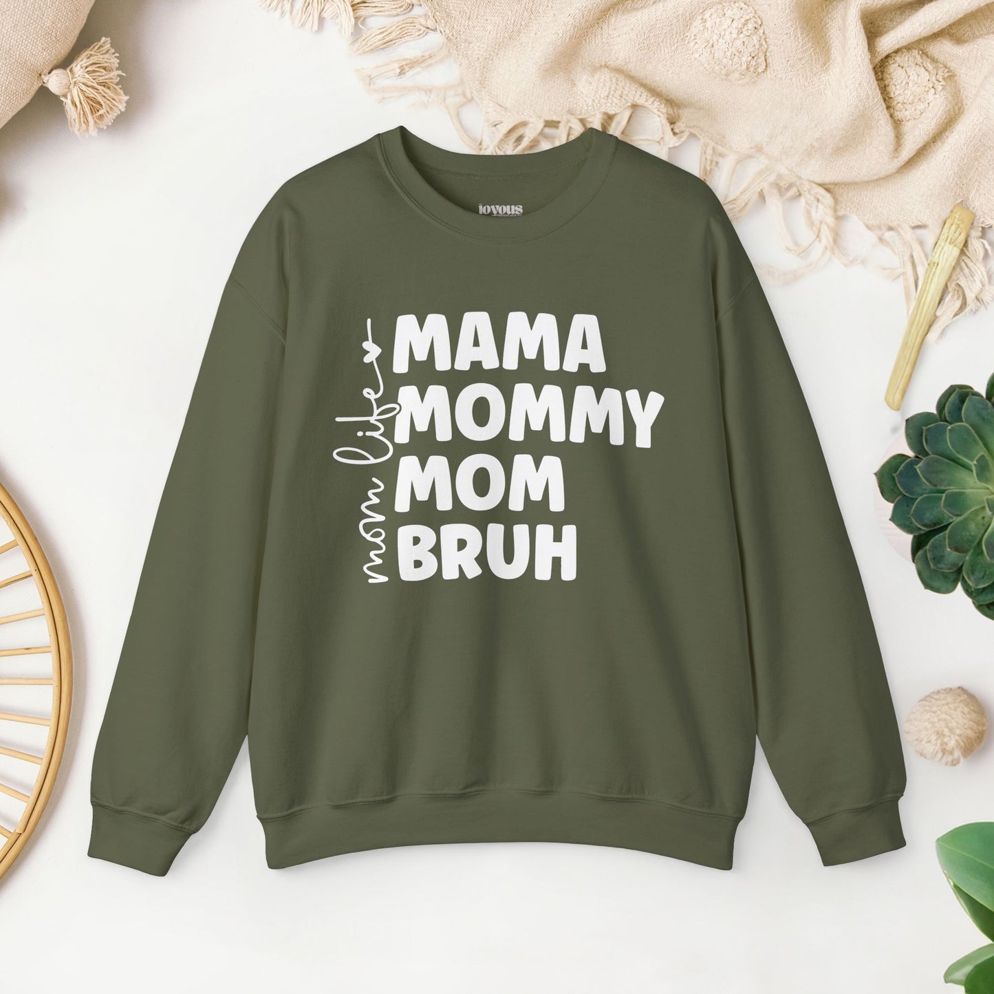 Mom Life Sweatshirt - Mama Crewneck Pullover
