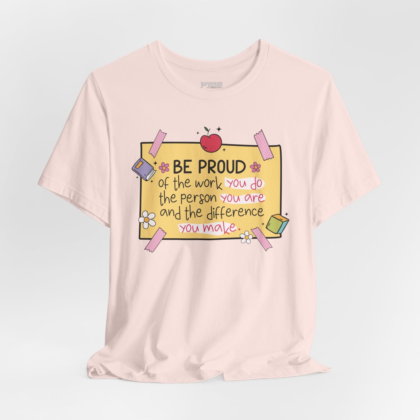 Trendy Motivational Teacher Soft Cotton Tee
