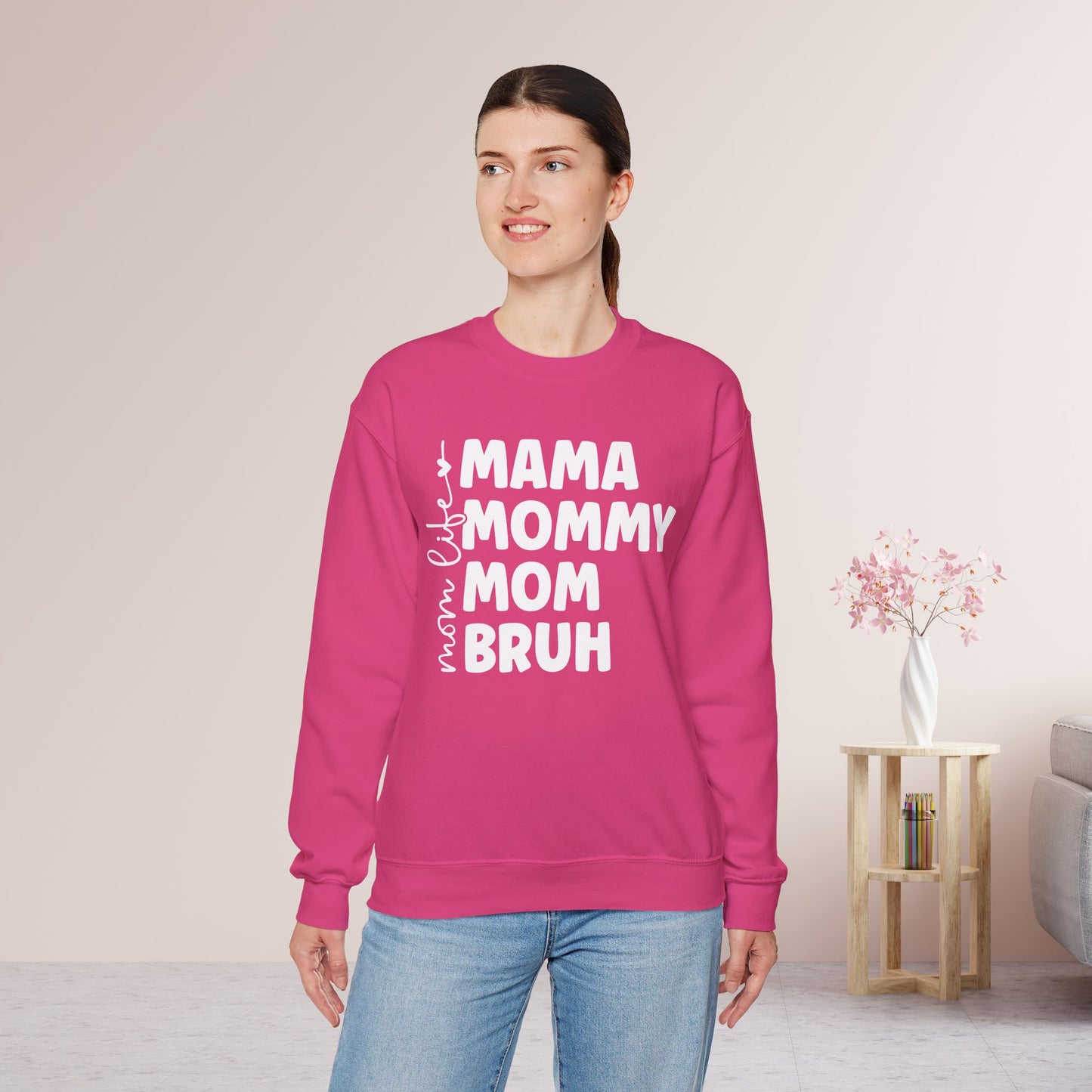 Mom Life Sweatshirt - Mama Crewneck Pullover