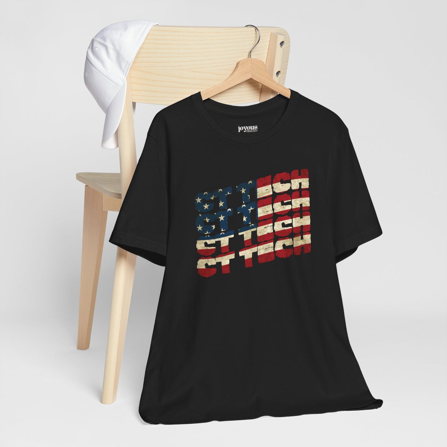 USA Flag CT Tech Shirt - 4th of July CT Technologist Soft Cotton Tee