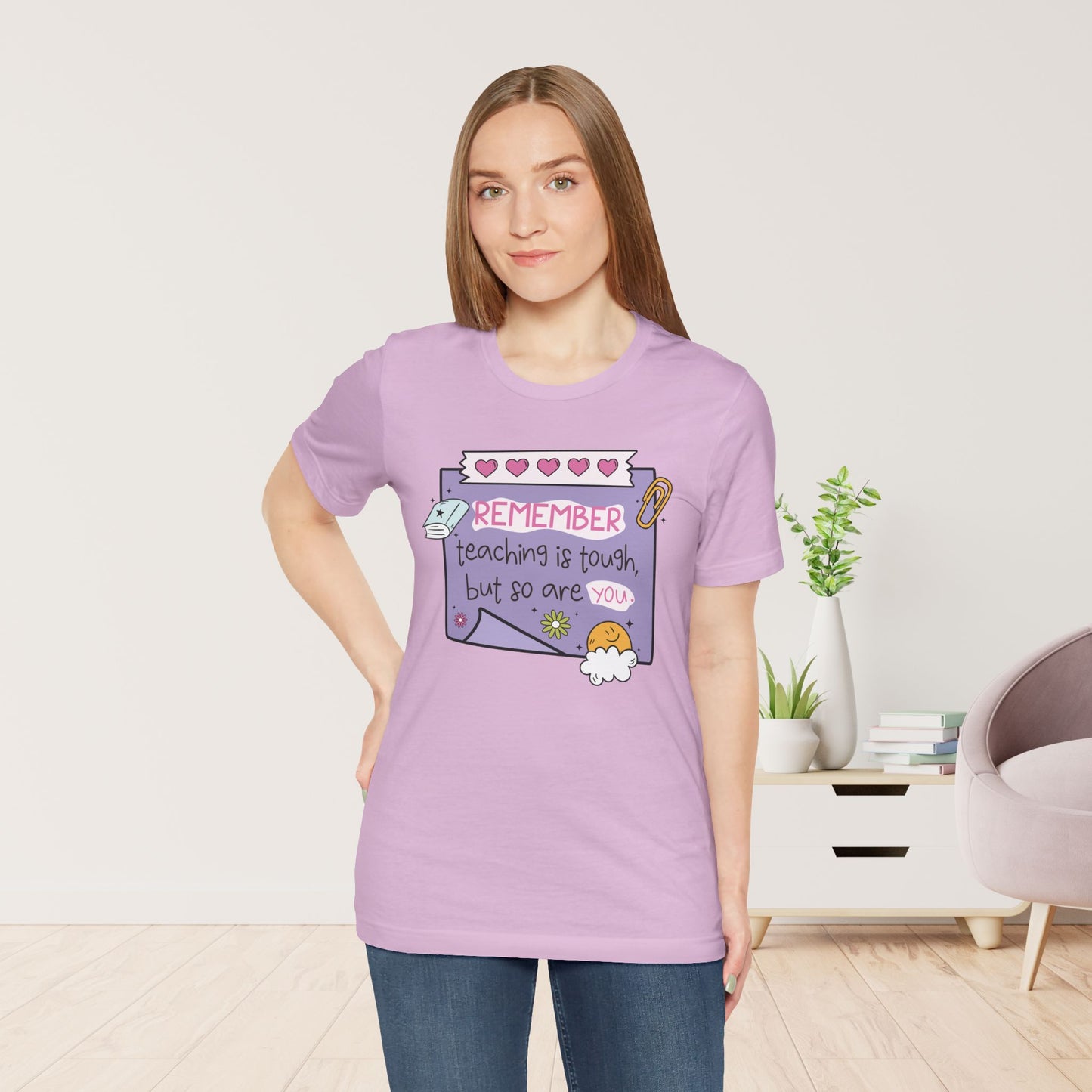 Trendy Motivational Teacher Soft Cotton Tee